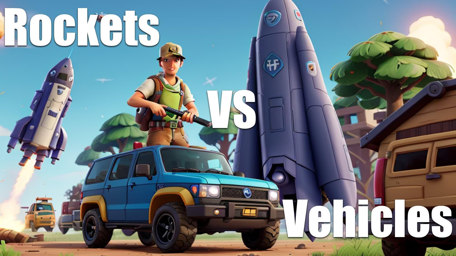 Crazy Rockets Vs Vehicles!