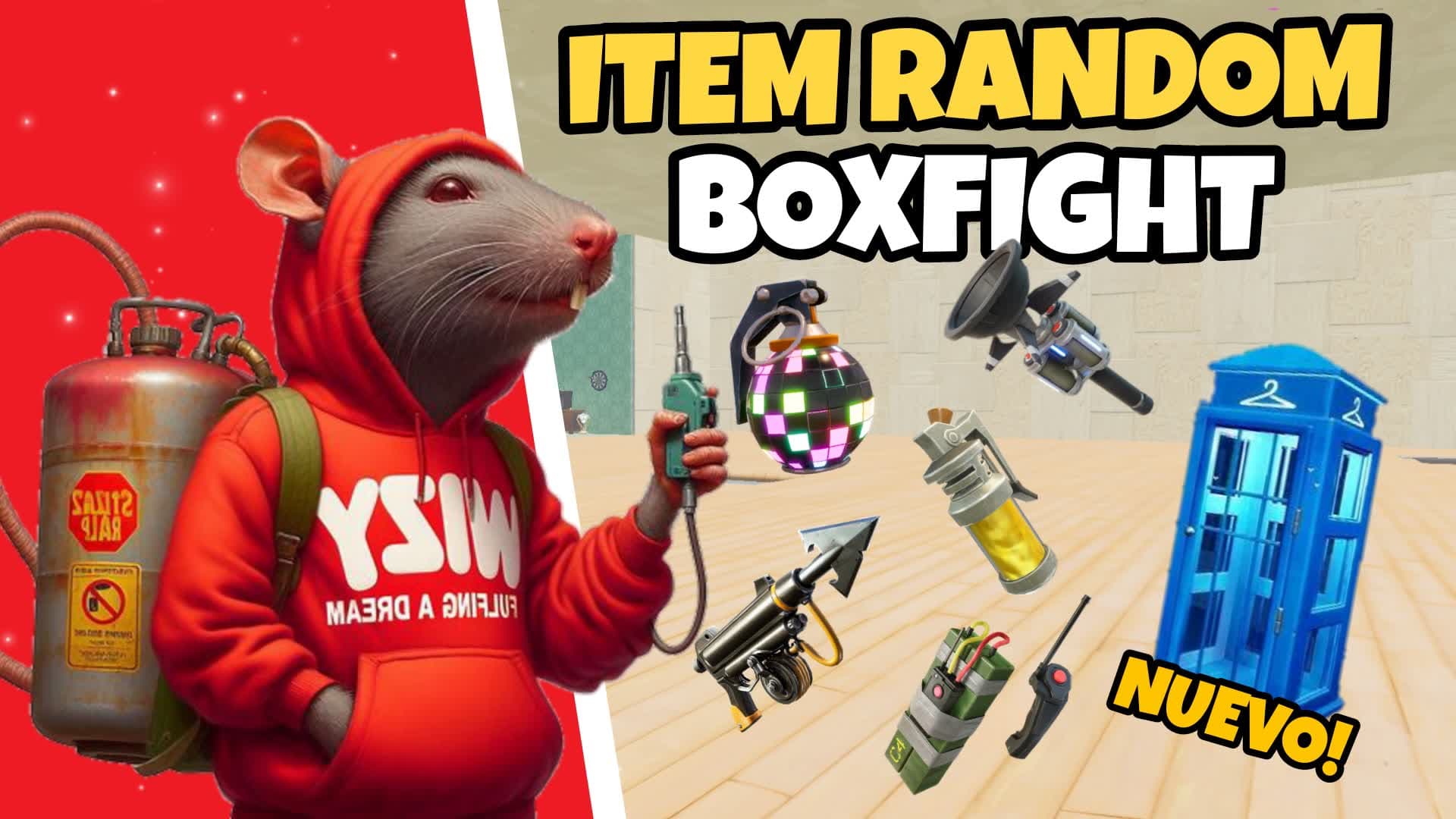 EL MEJOR BOXFIGHT 📦ITEM ALEATORIO😲WIZY