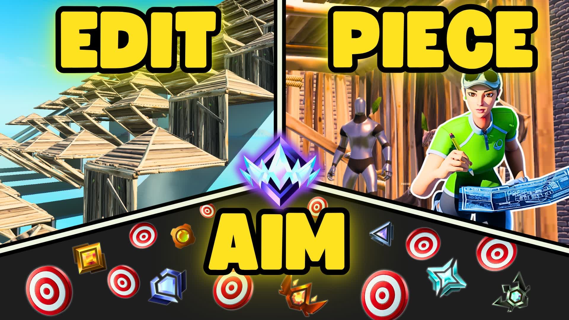 Aim Edit Piece Freebuild WARMUP PRACTICE