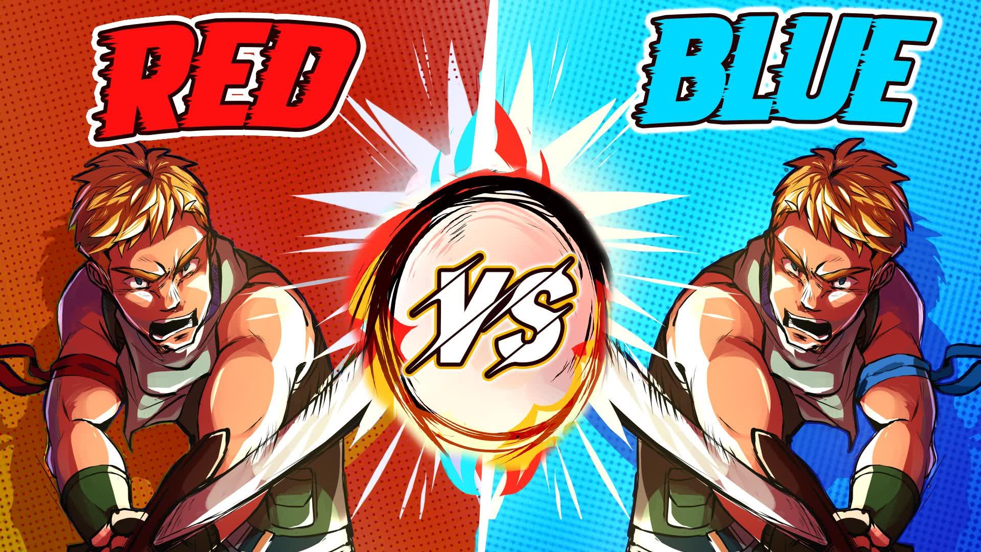 🔴 RED VS BLUE 🔵 BLADE BALL