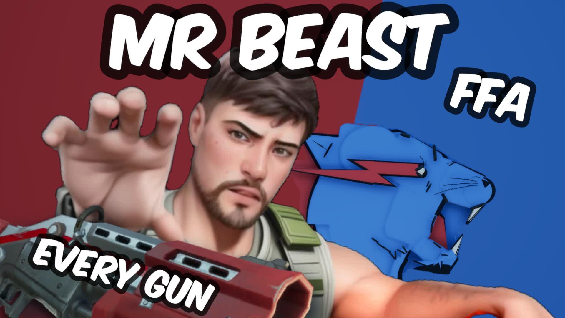 📺Mr BEAST FFA PVP EVERY GUN VEHICLES