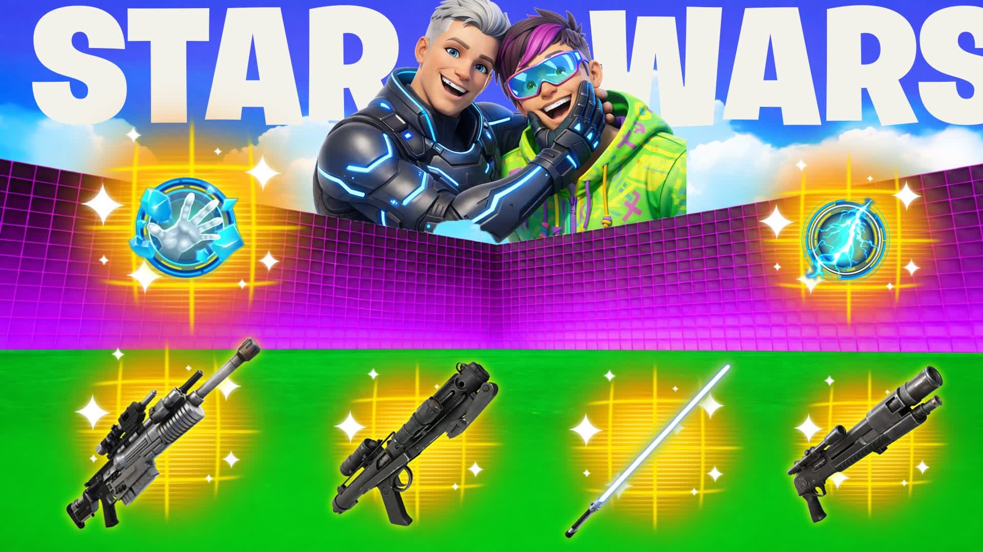 STAR WARS 1V1 FFA - ALL GUNS & RIDES
