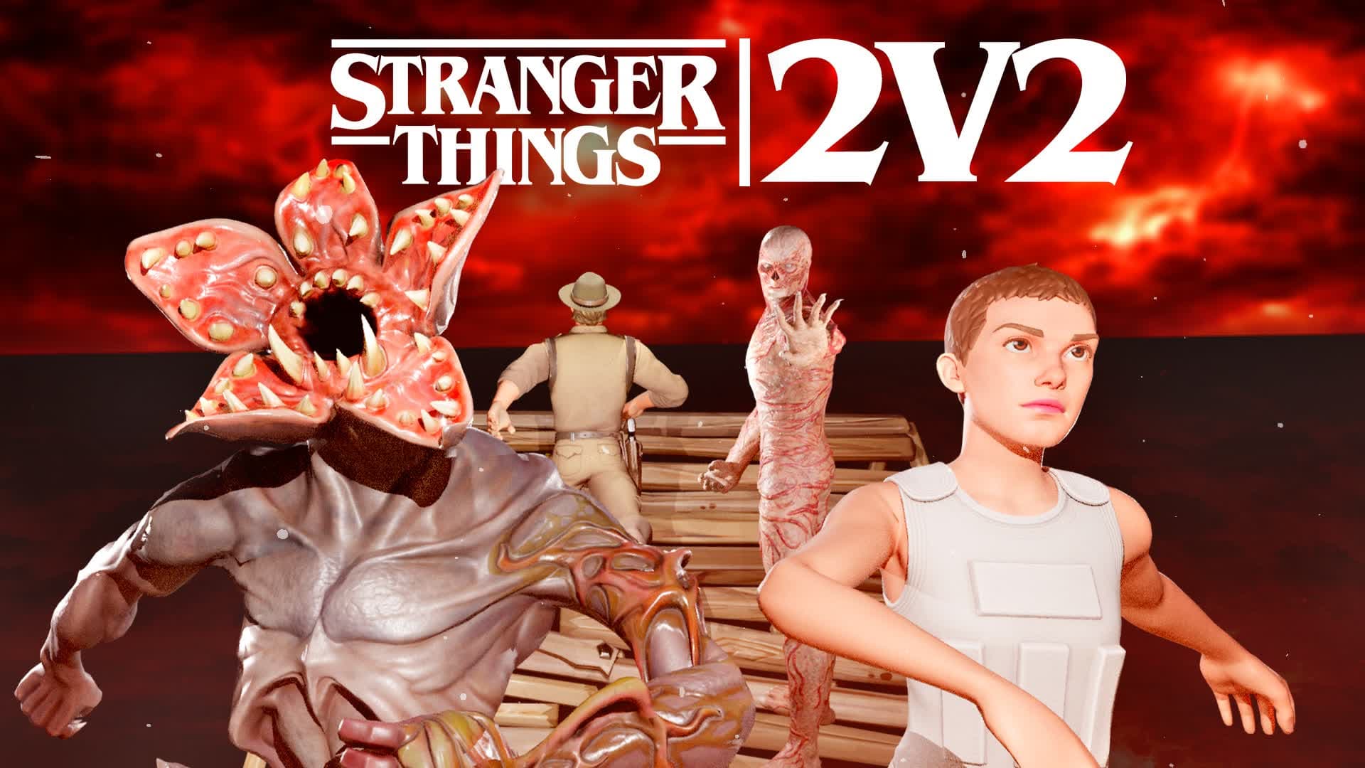STRANGER THINGS 2v2 BUILDFIGHT 🕰️ [PVP]