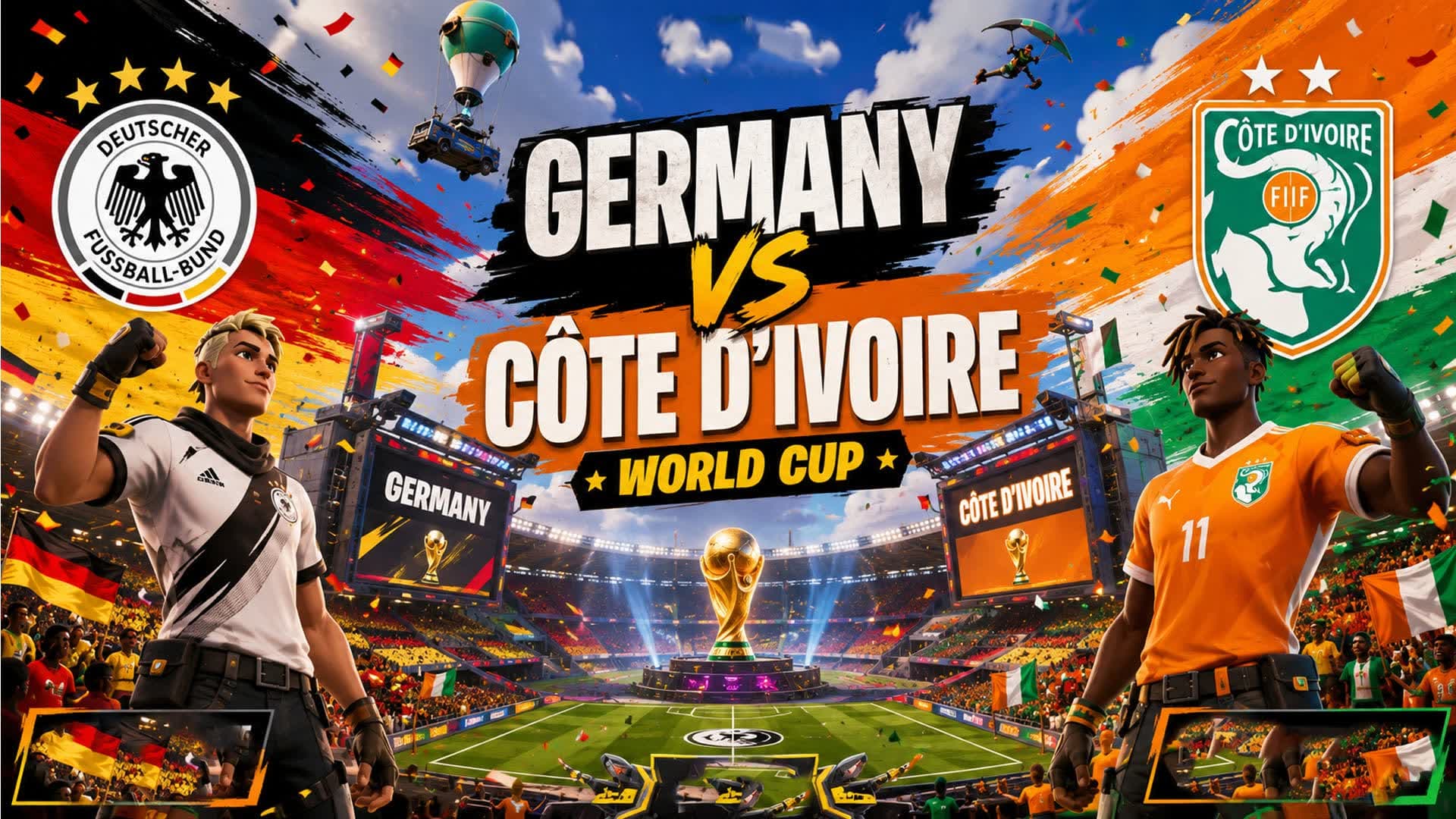 DEUTSCHLAND vs CÔTE D’IVOIRE WORLD CUP