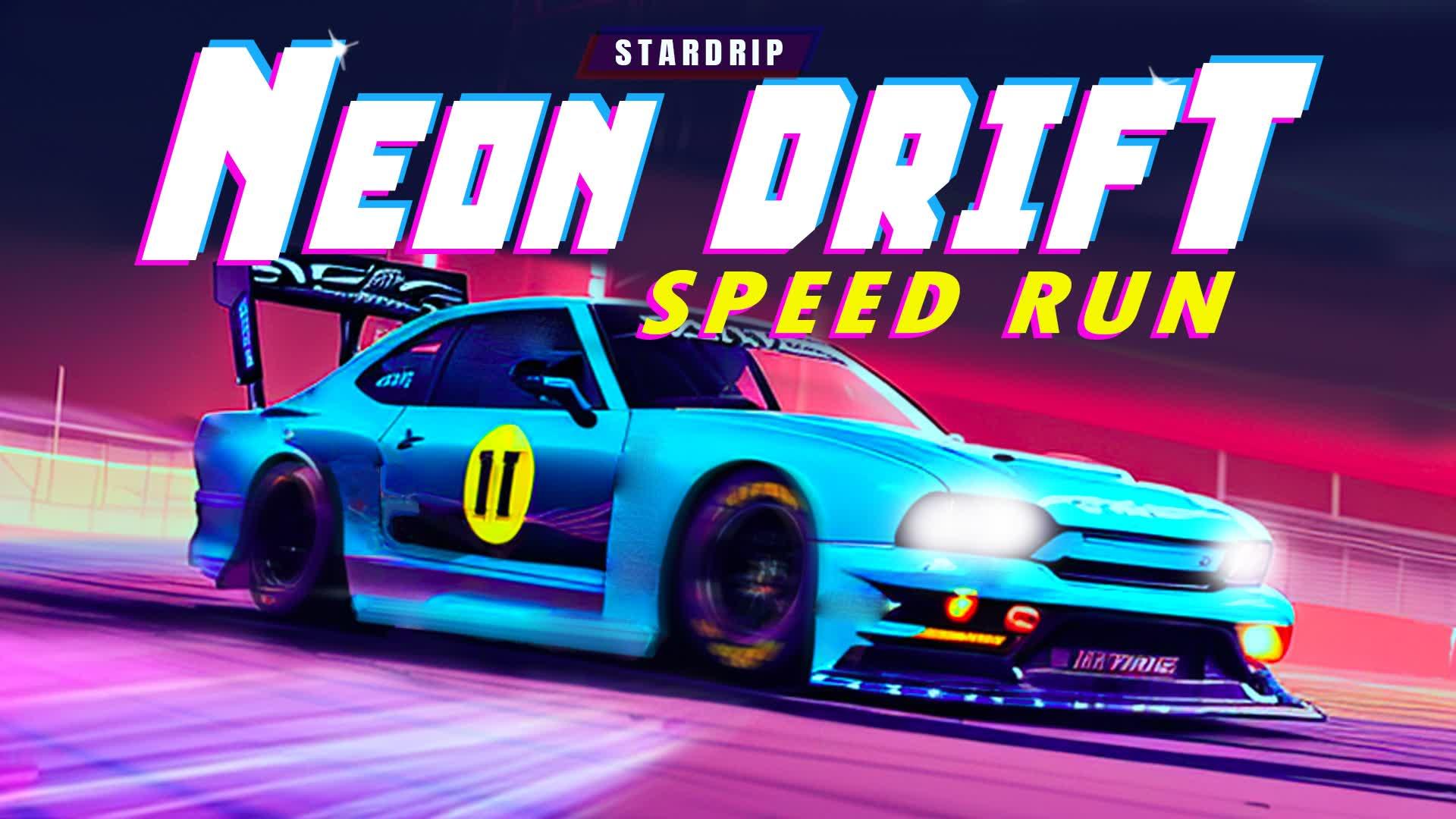 Neon Drift Speed Run