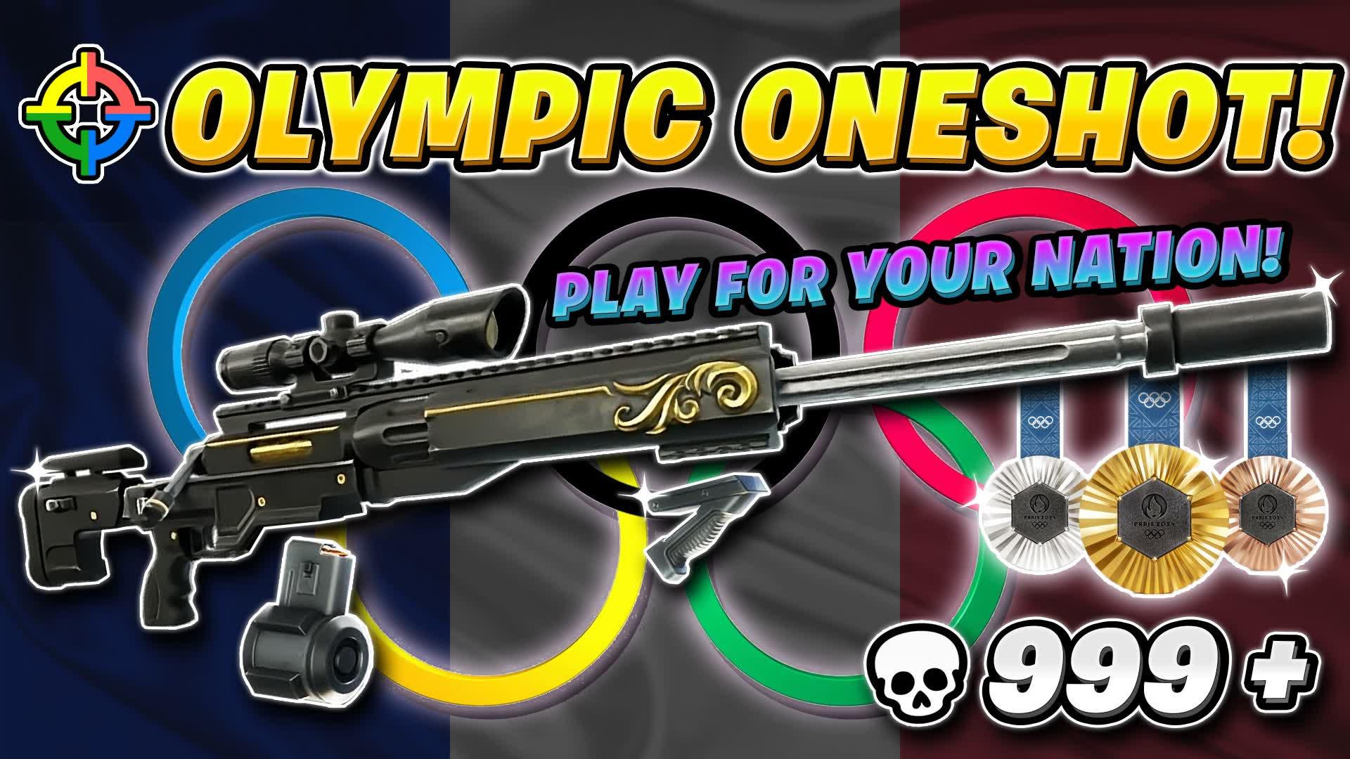 🎯OLYMPICS ONE SHOT 💥SNIPER NATIONS