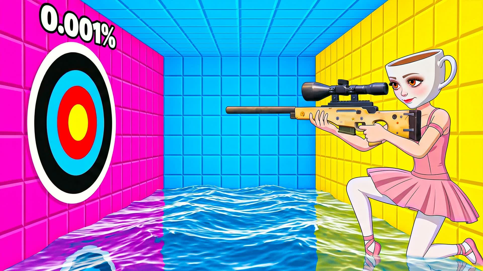 VESIVOAN TRICKSHOT PARKOUR🎯MINIGAMES!