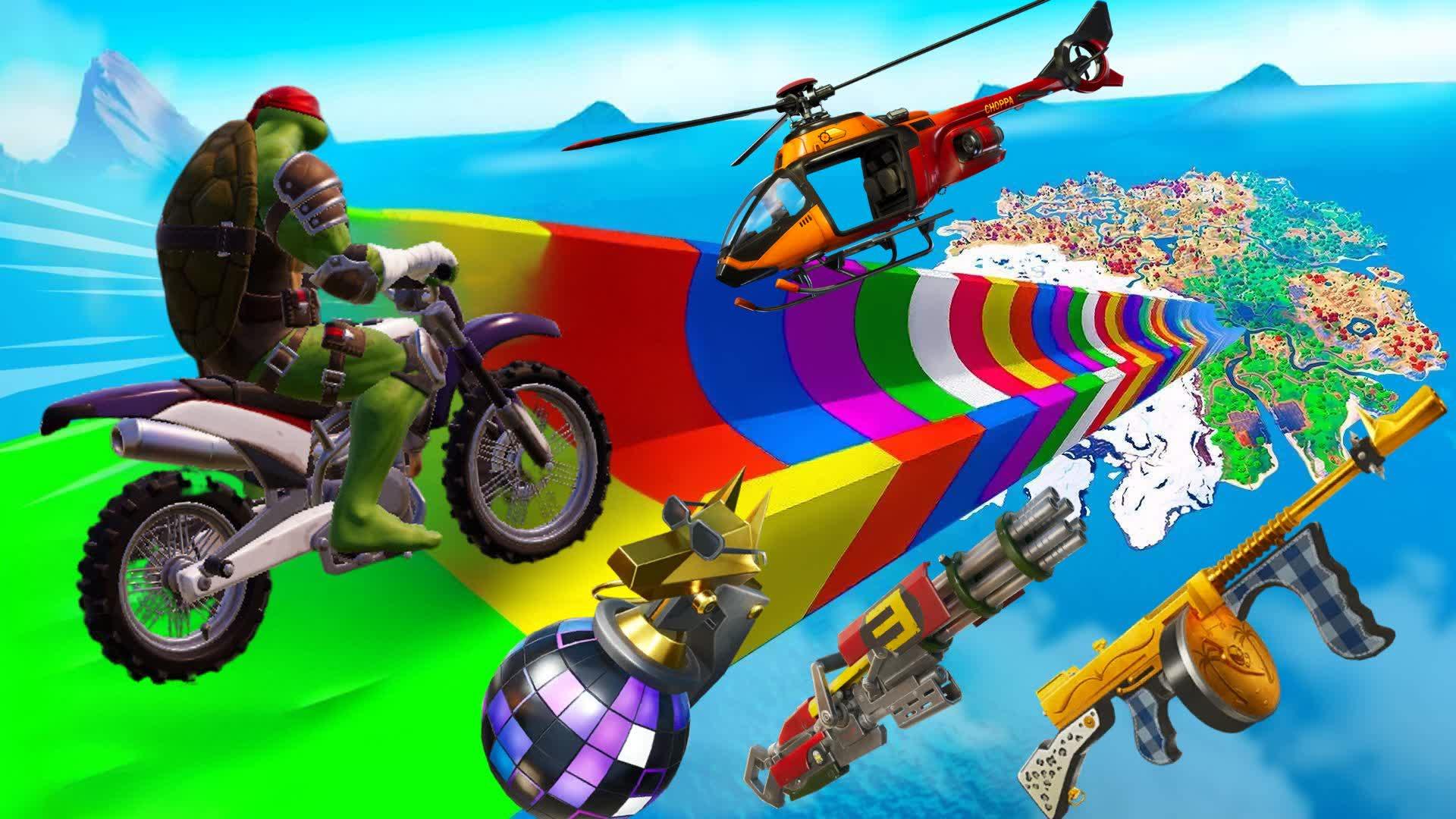 🌇 TMNT MEGA RAMP NEW CITY CAR GAME 3.0