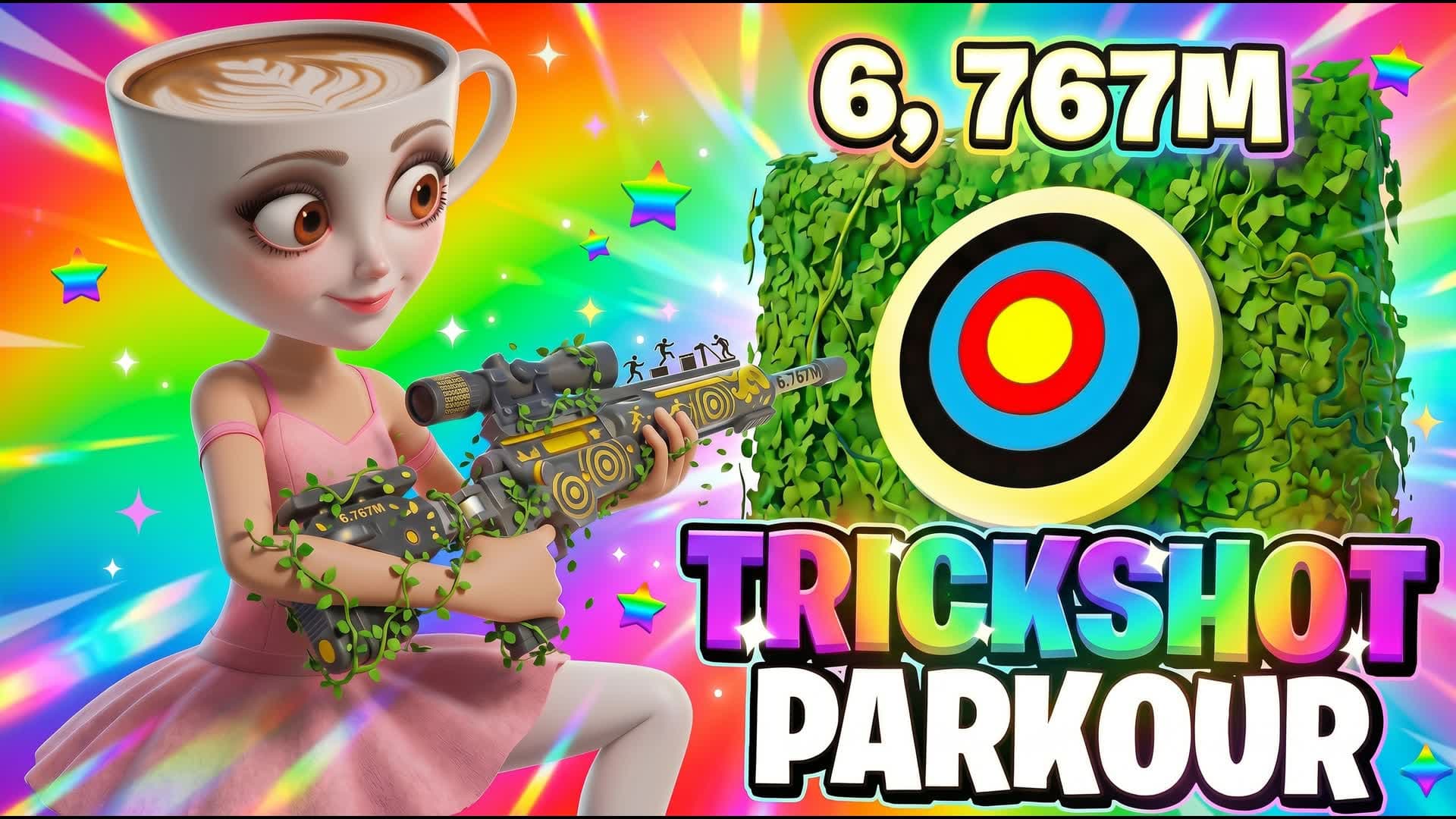 🎯🎯FINAL TRICKSHOT PARKOUR🎯🎯