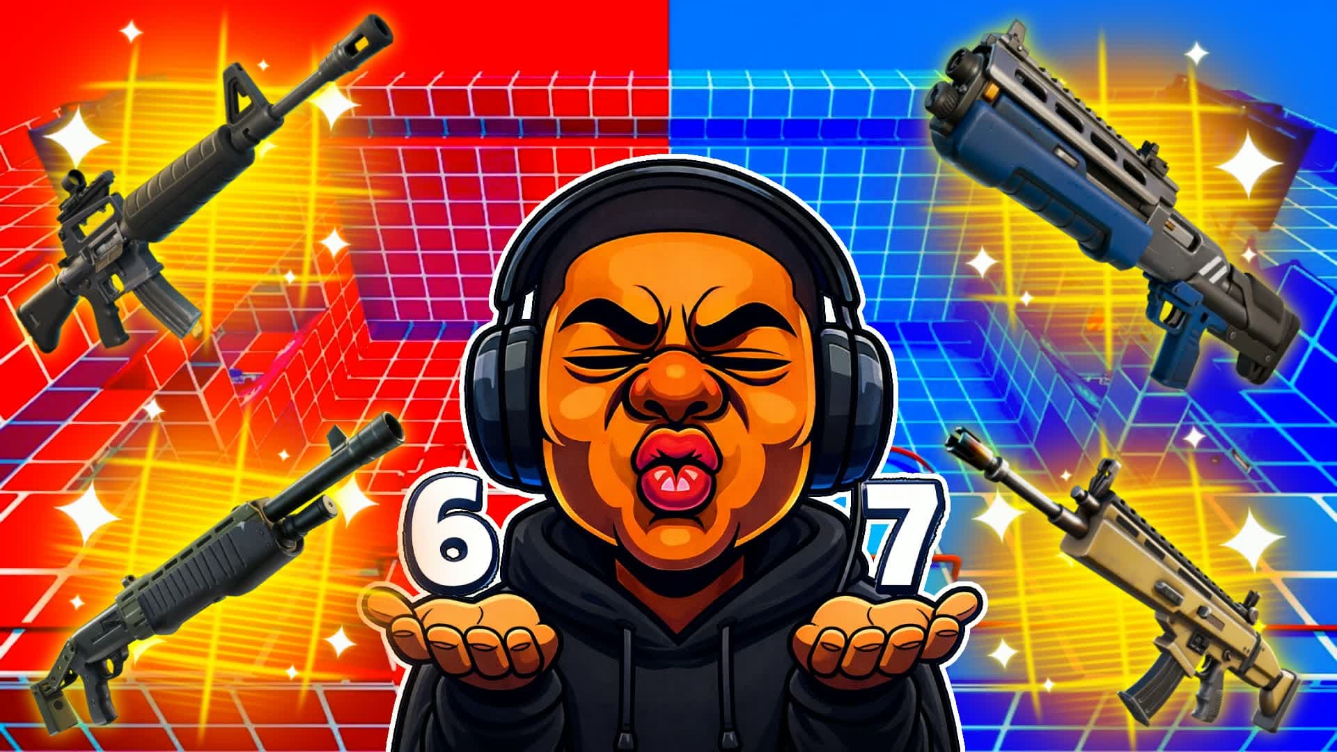 MEGA GIGA 🔴 RED VS BLUE 🔵 FUNNY