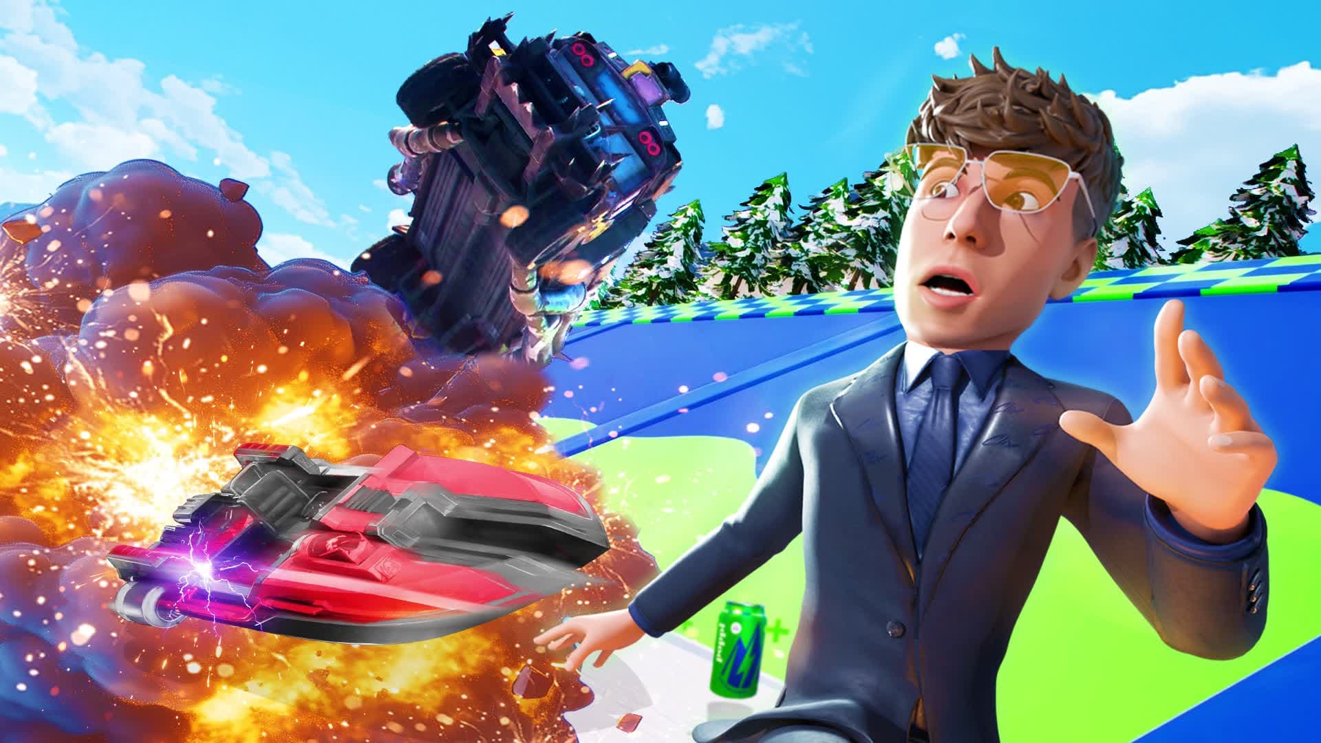 MEGA RAMP SURVIVAL CARS ALPINE BLAST