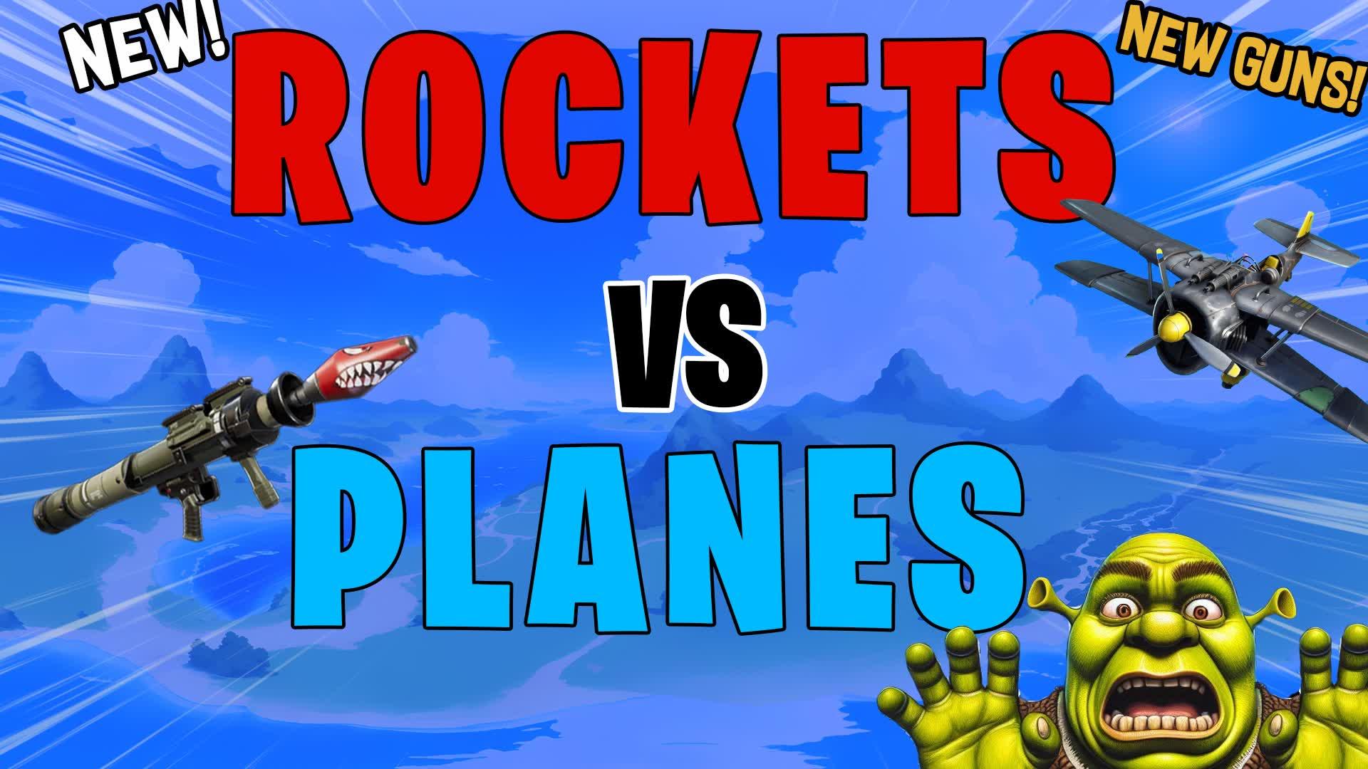 🚀Shrek Rockets Vs Planes✈️