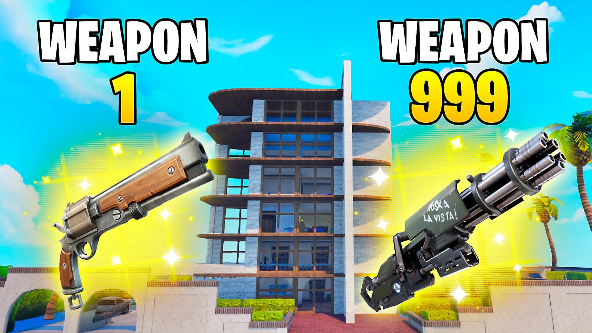 PARADISE PALMS GUN GAME 🎯 ONE SHOT