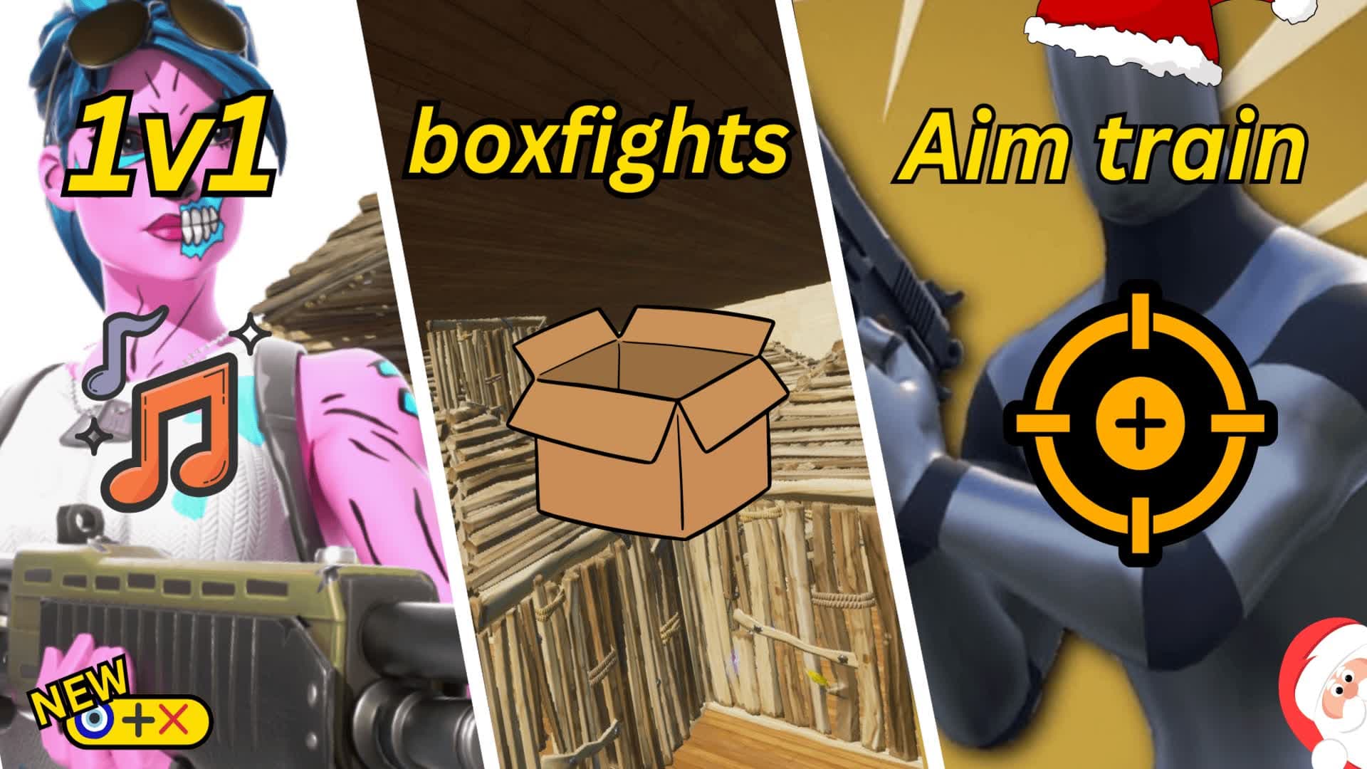 1v1 build fight-Boxfights📦-Aim train🎯