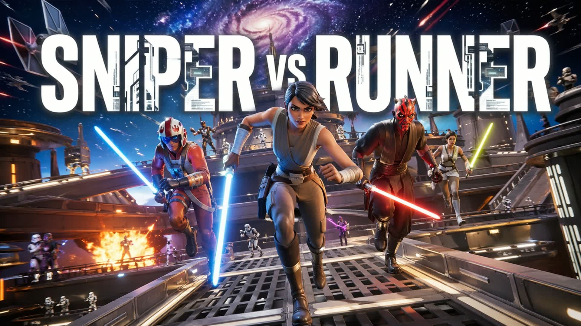 SNIPER VS RUNNER - STAR WARS