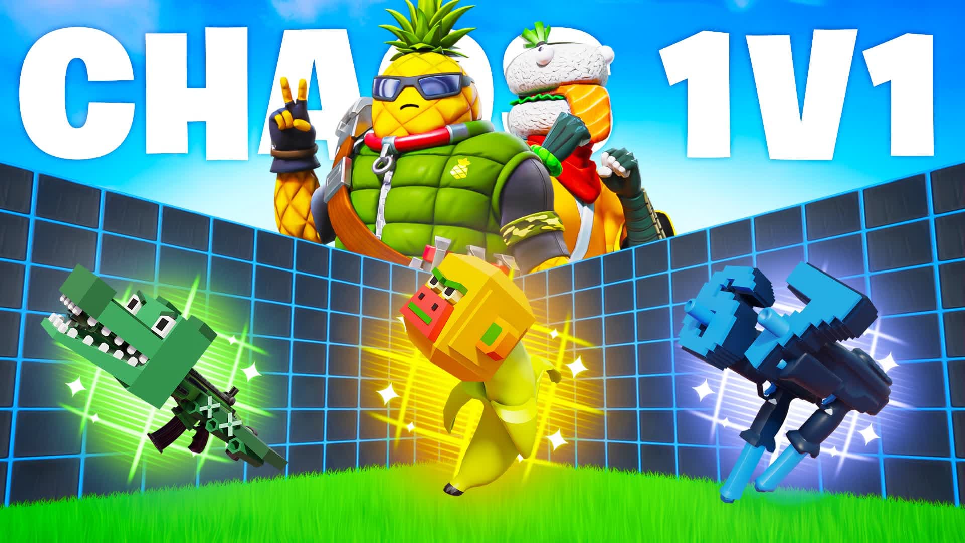 Chaos 1v1 FFA - All Weapons & Vehicles