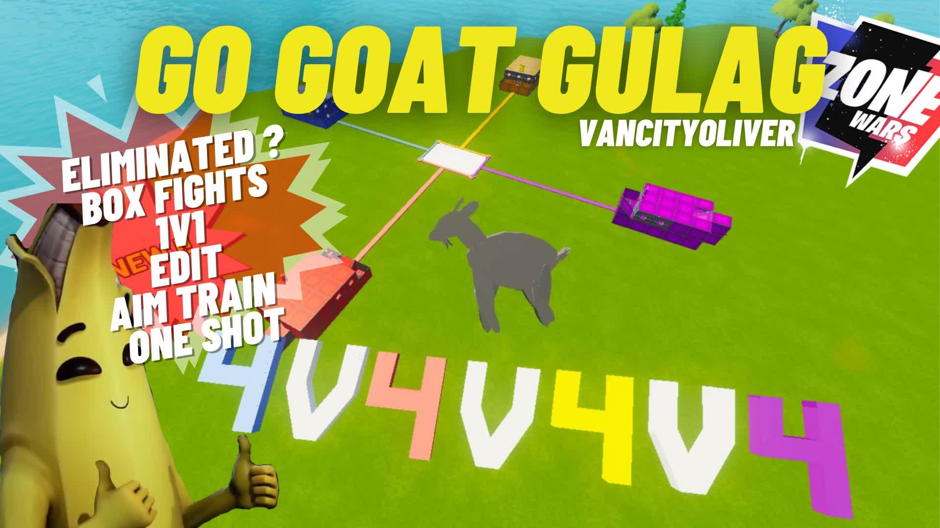 GO GOAT 🐐 GULAG ZONE WARS 4V4V4V4