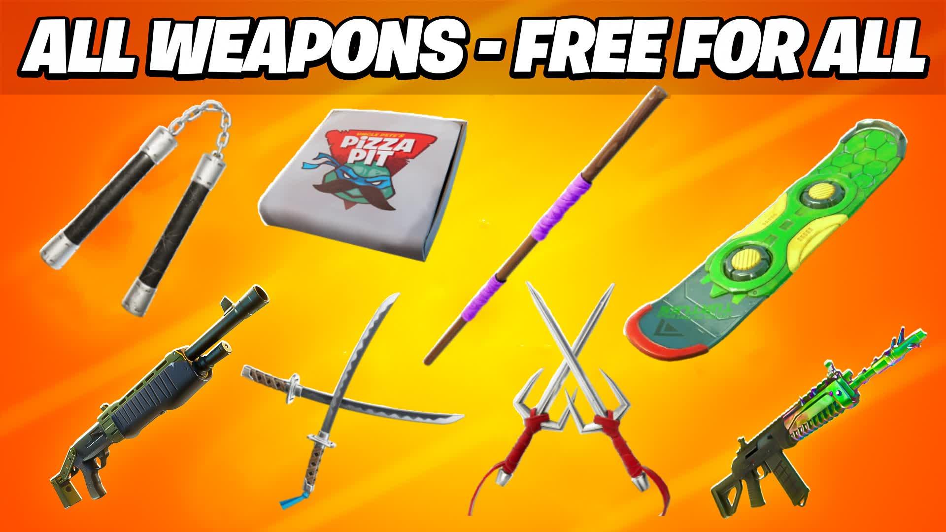 🐢TMNT ALL WEAPONS - FREE FOR ALL