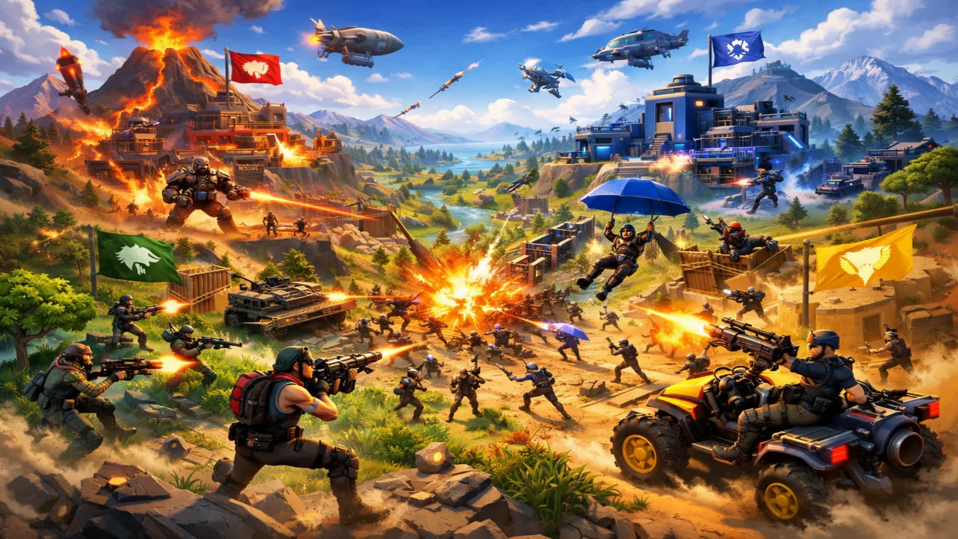 Four Team War
