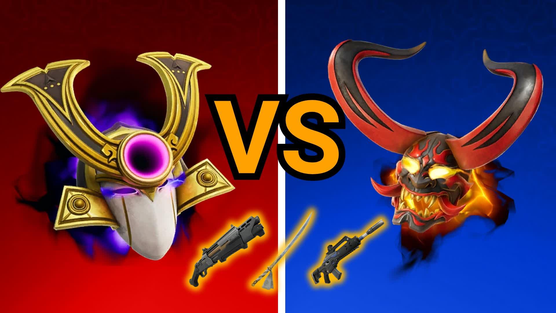 VOID ONI MASK VS FIRE ONI MASK RVB