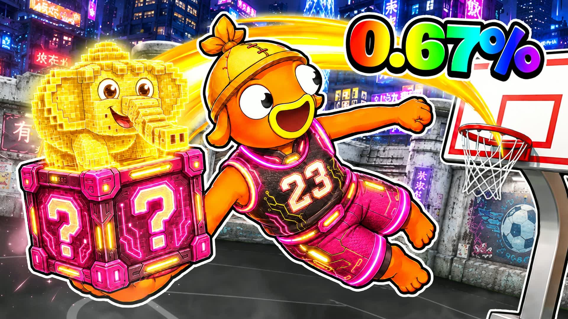 THROW A LUCKY BLOCK