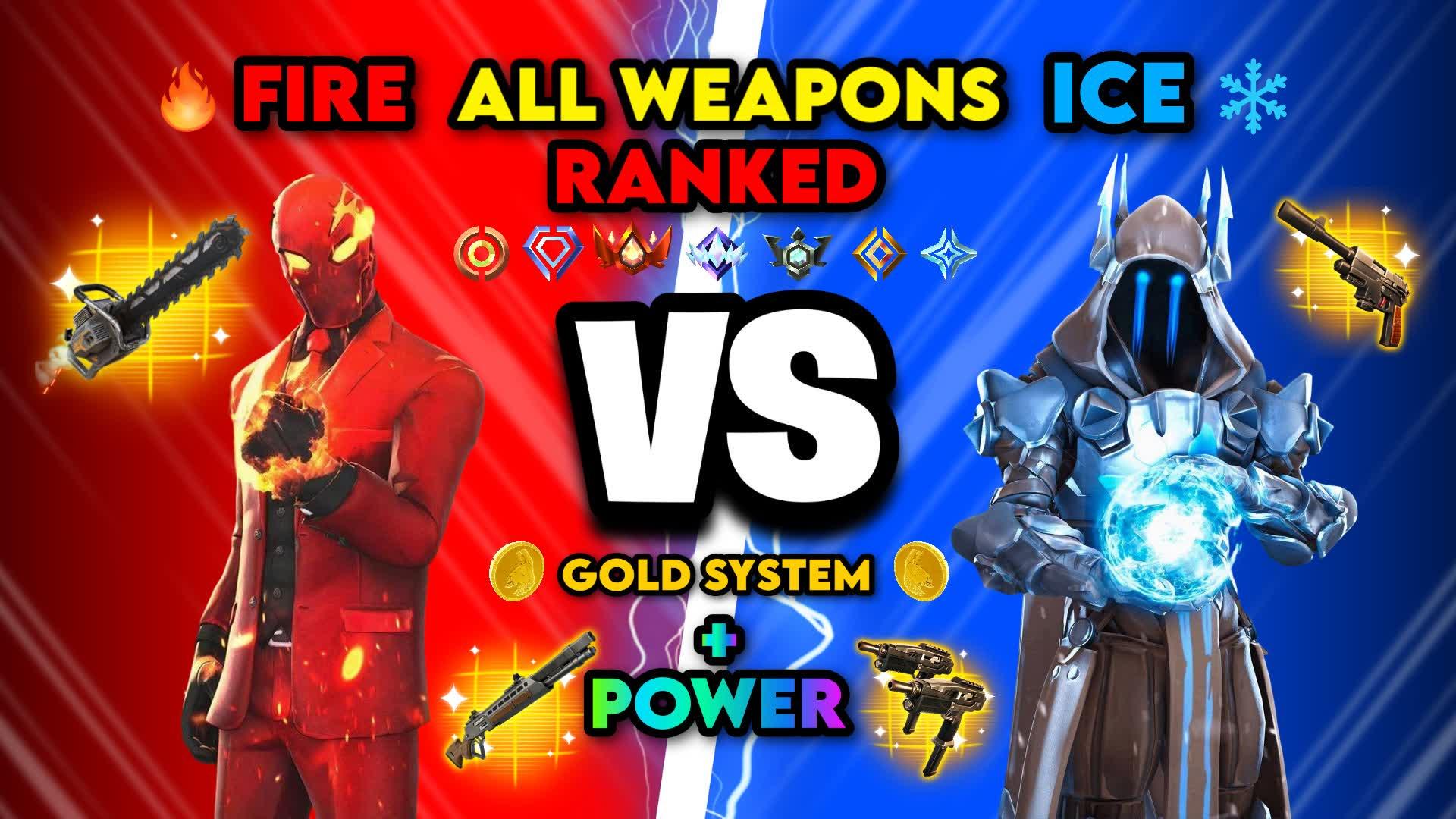 20 VS 20-ICE vs FIRE-ALL WEAPONS