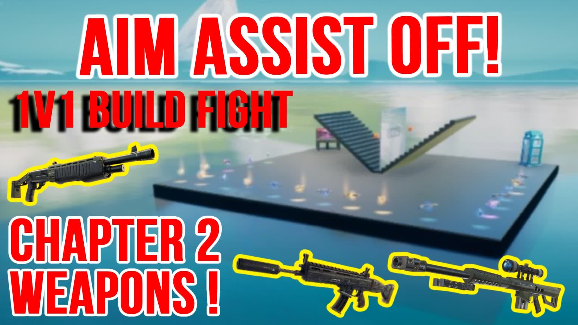 AIM ASSIST OFF - 1v1 BUILD FIGHT