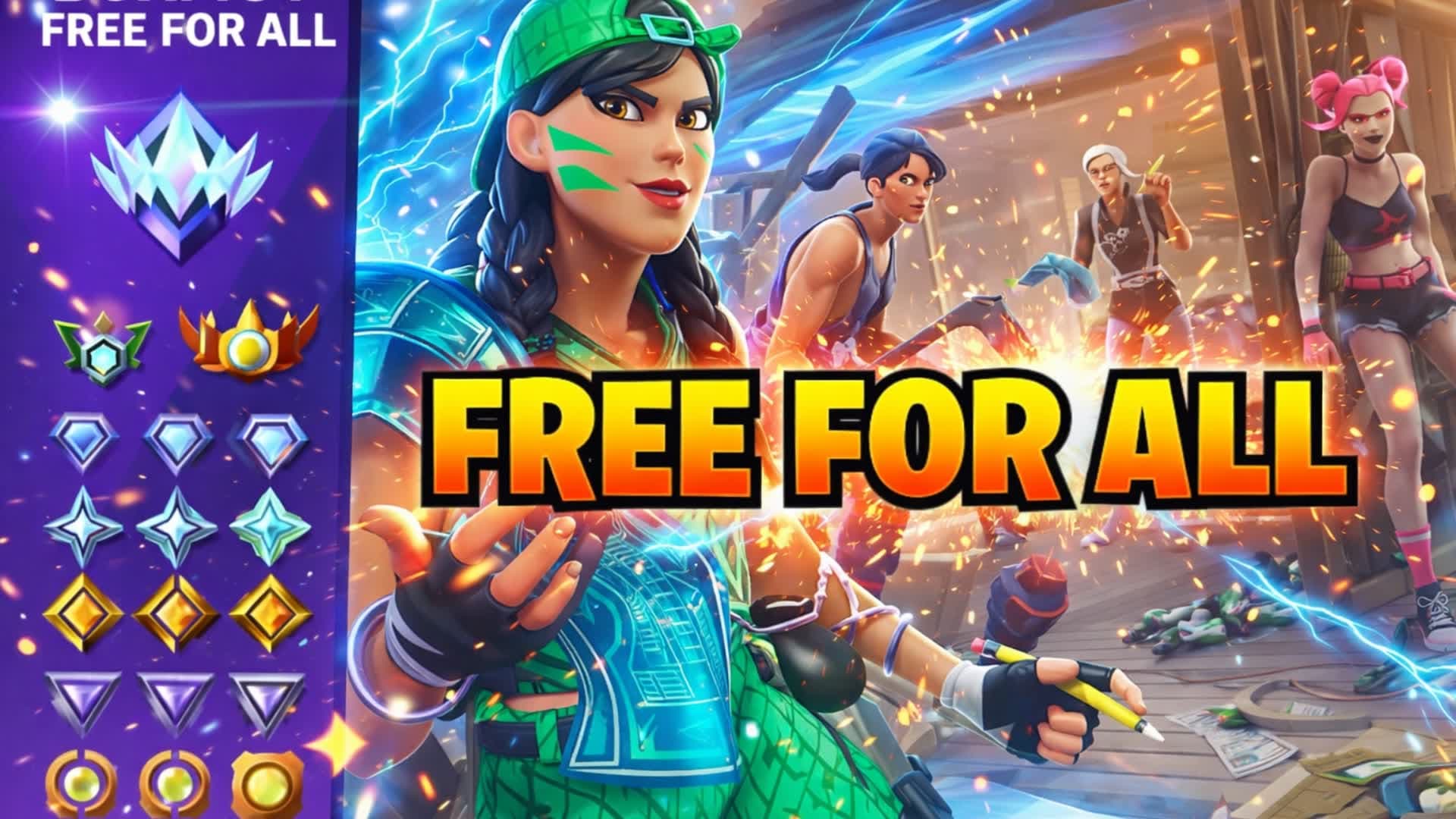 🎯 BOXFIGHT FREE FOR ALL 10 PLAYERS 🎯
