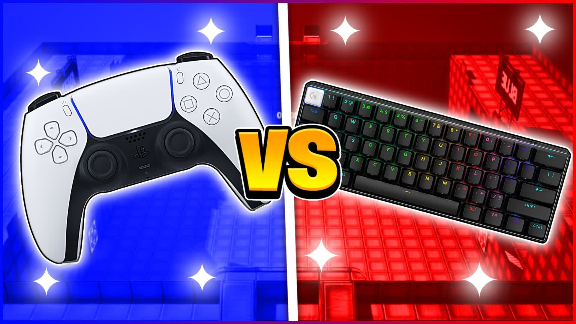 ULTIMATE KEYBOARD VS CONTROLLER 🔴🔵