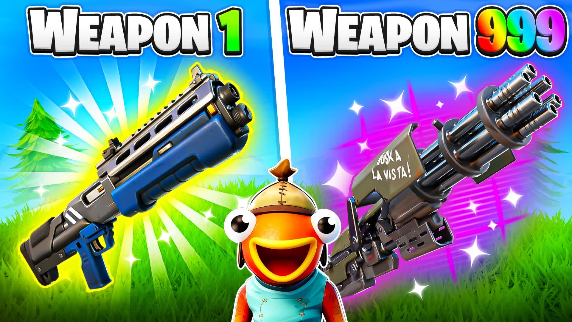 CHAOS 🔫 MEGA GUN GAME 🎯 ONE SHOT ⭐️