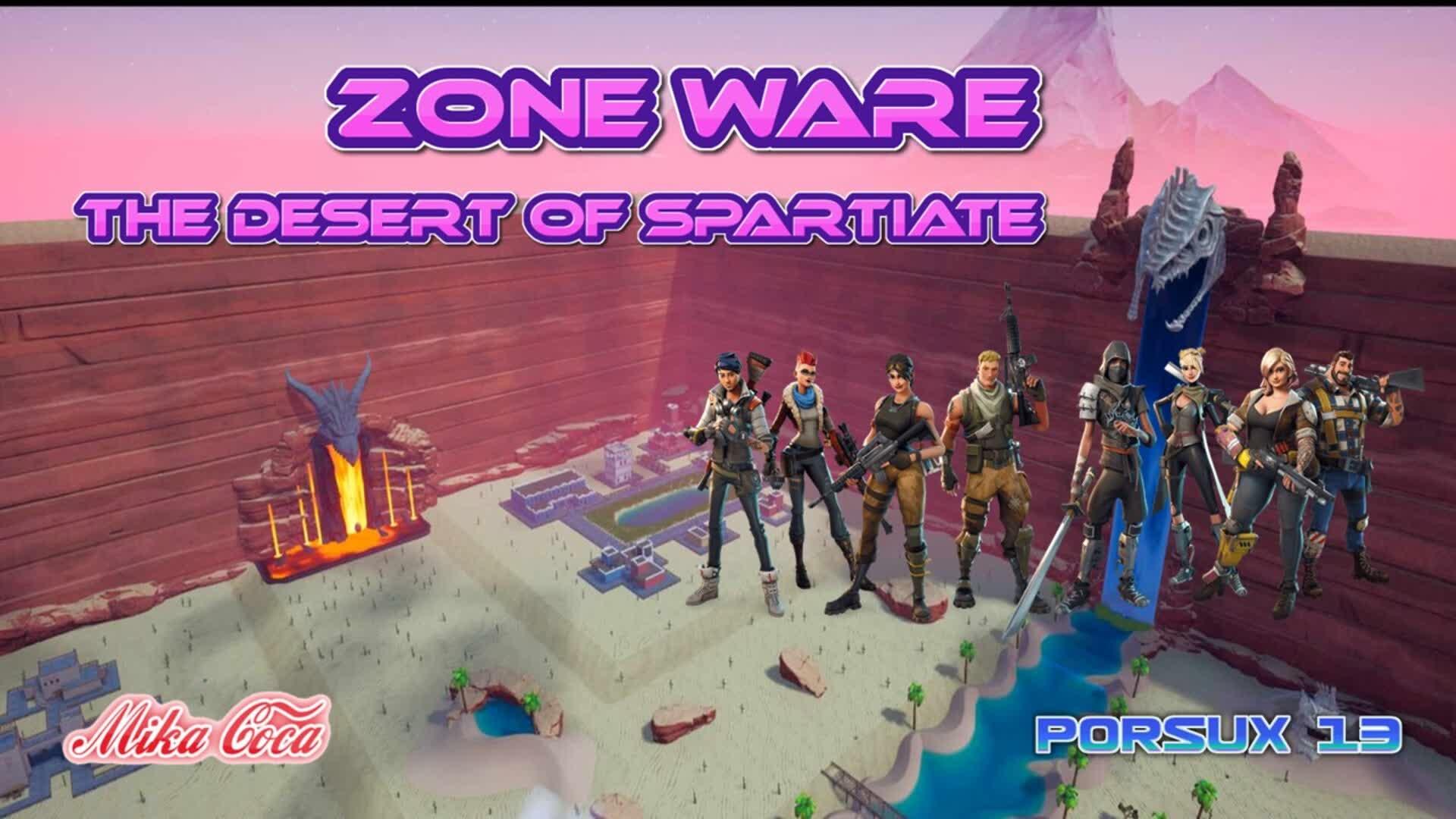 Zone War The Desert of SPARTIATE