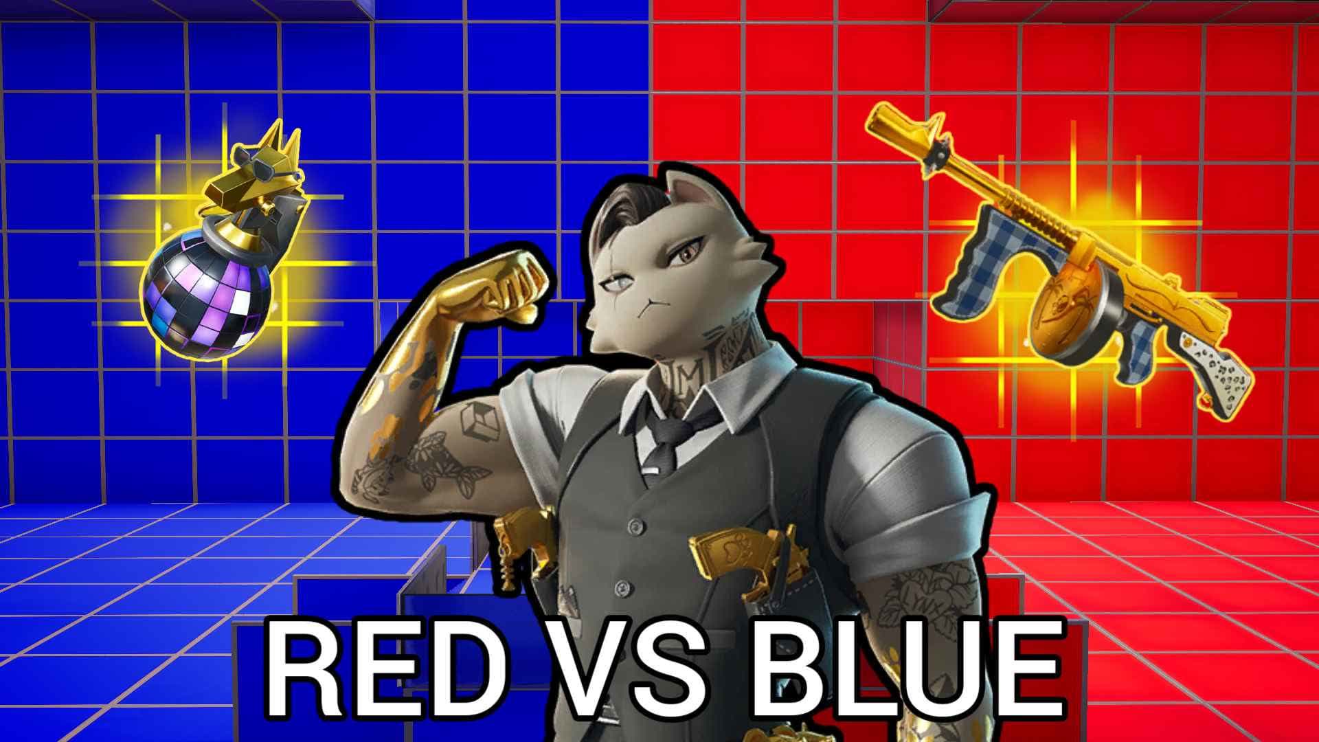 Remix red vs blue 🔴🔵hero gungame drive