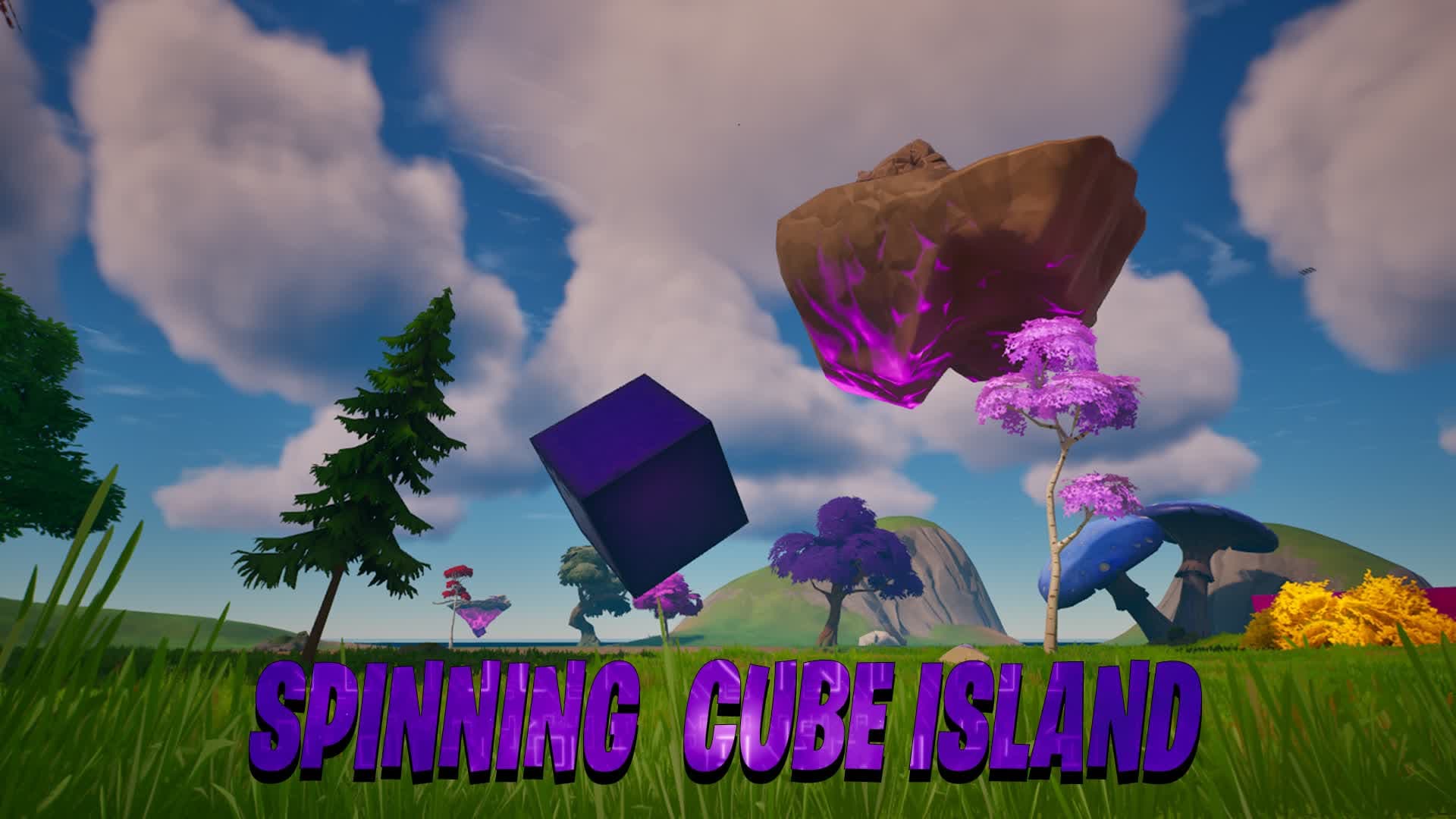 Spinning Cube island!