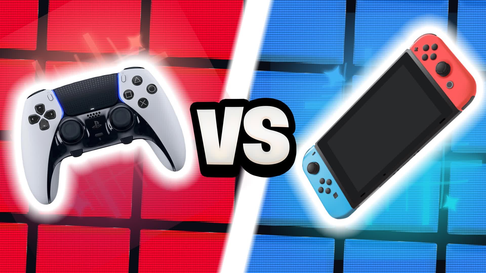 SUPER SWITCH VS PS5 RED VS BLUE 🔴🔵