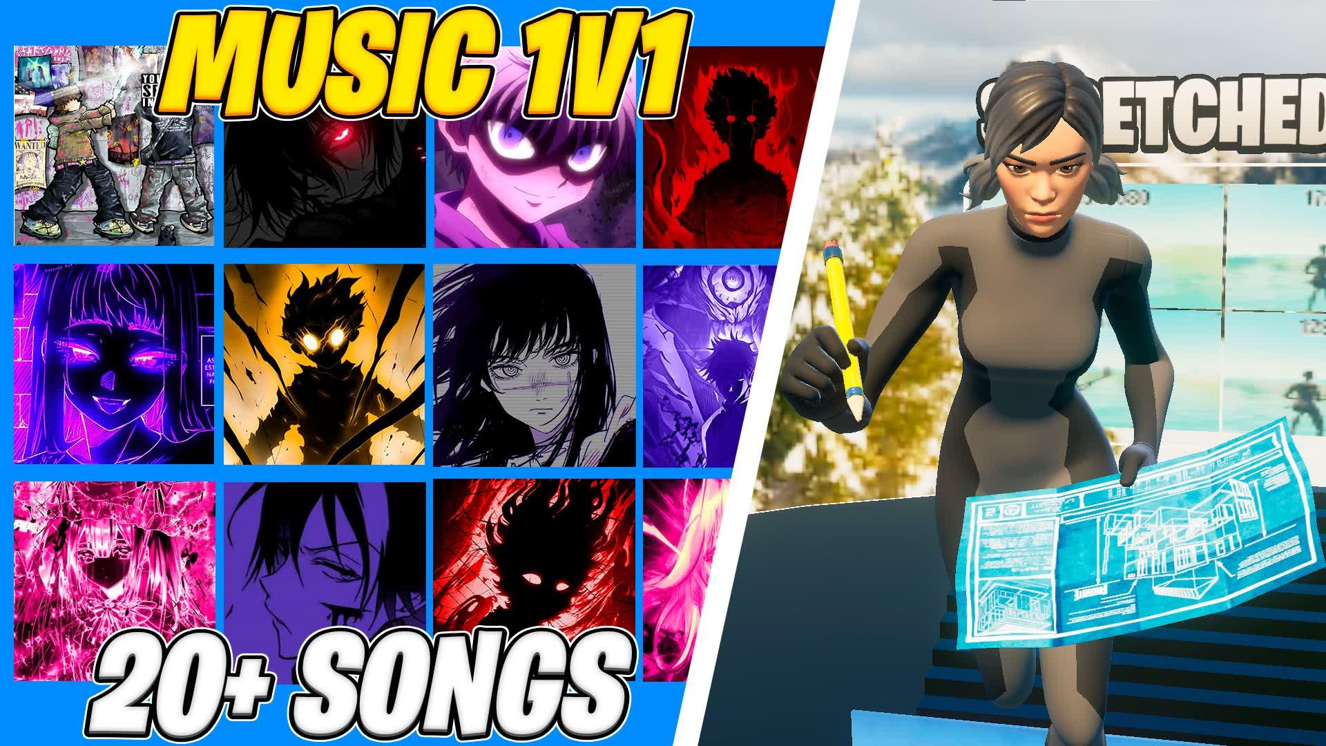 🏆BEST MUSIC 1v1🎵 [20+ SONGS]