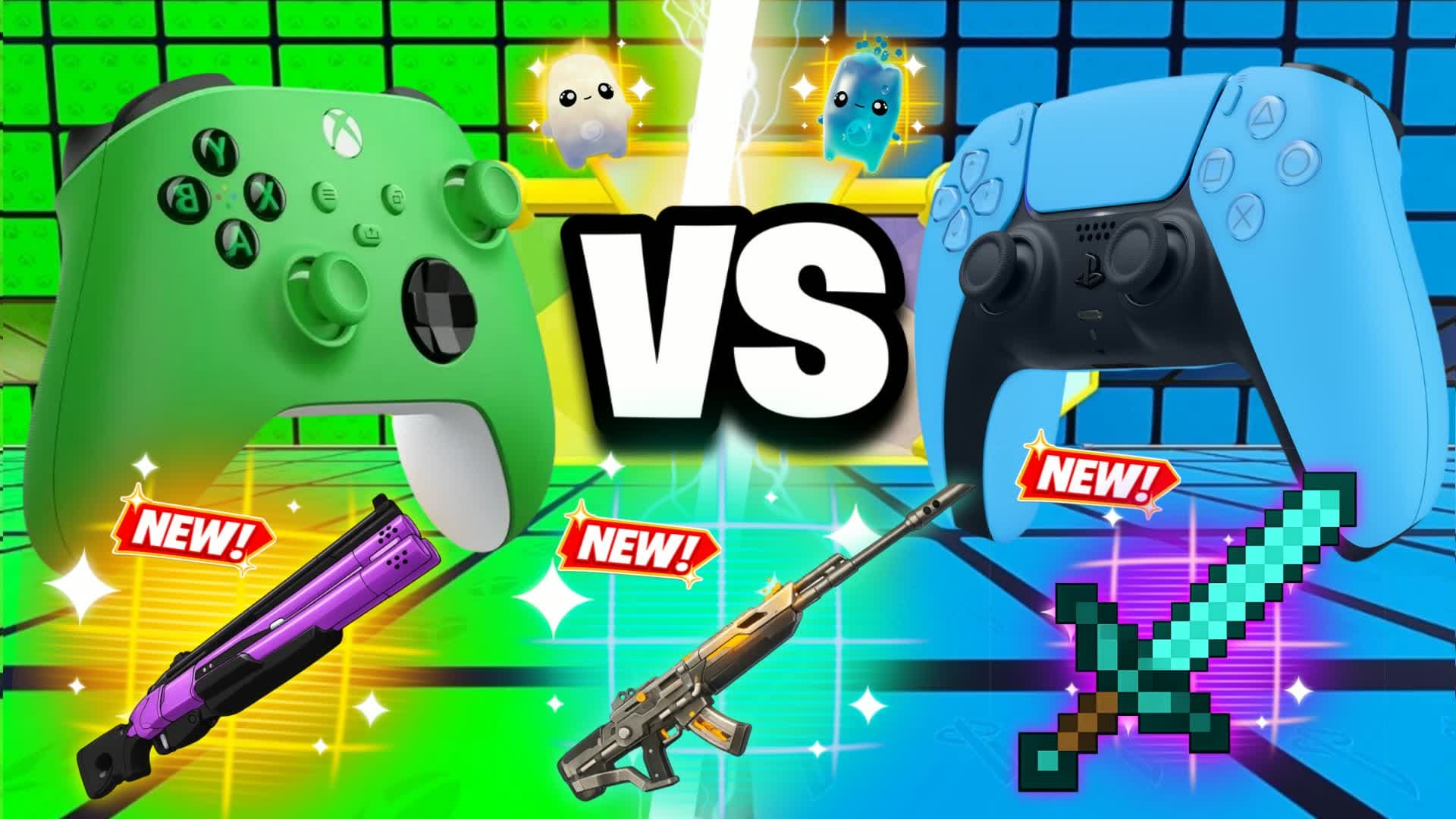SUPER PLAYSTATION VS XBOX 🟢🔵