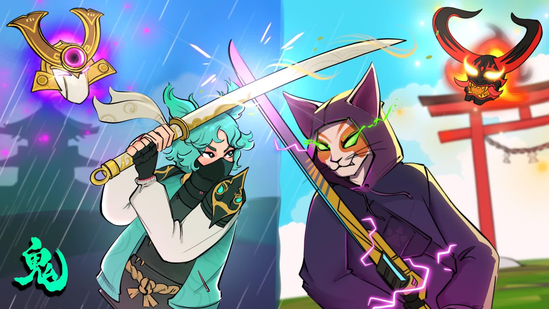 🗡️ SAMURAI DUEL 👹 1v1 🌸