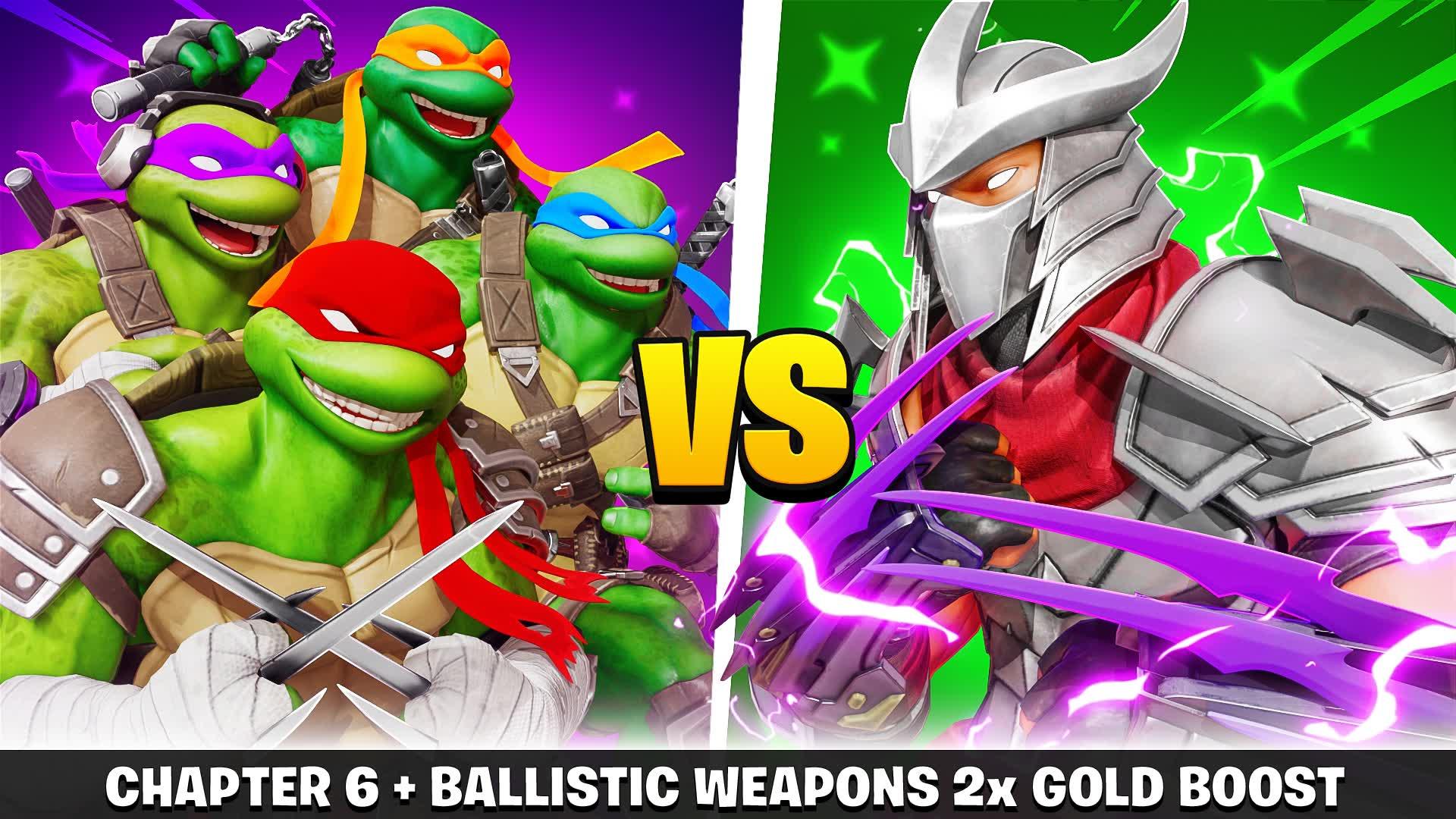 🐢TURTLES vs SHREDDER 💯RED VS BLUE 🔴🔵