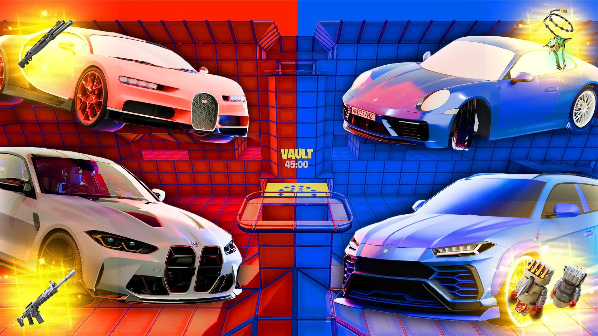 🏎️ CUSTOM CAR RED VS BLUE 🔴🔵