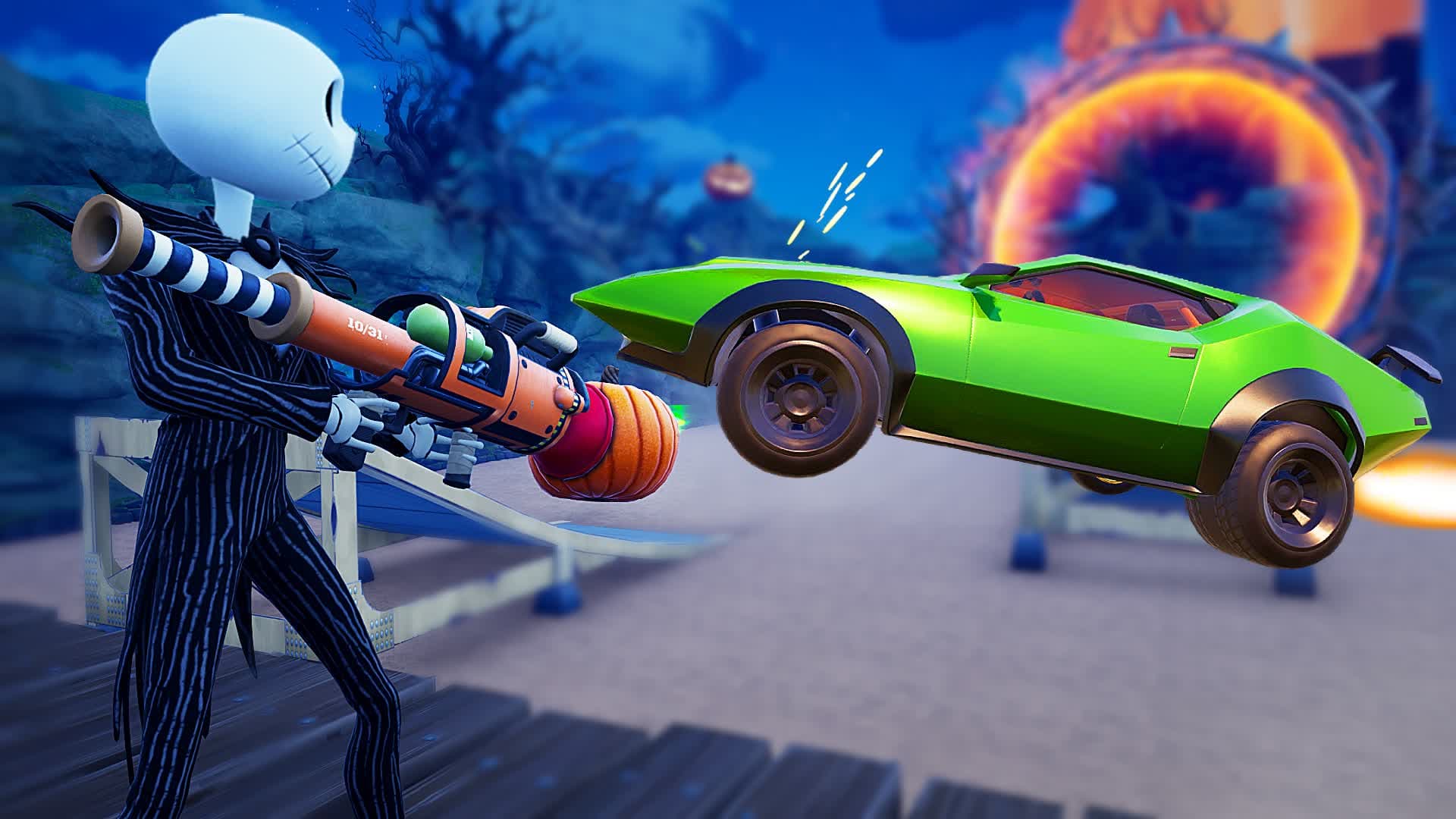 JACK ROCKETS VS CARS 🎃