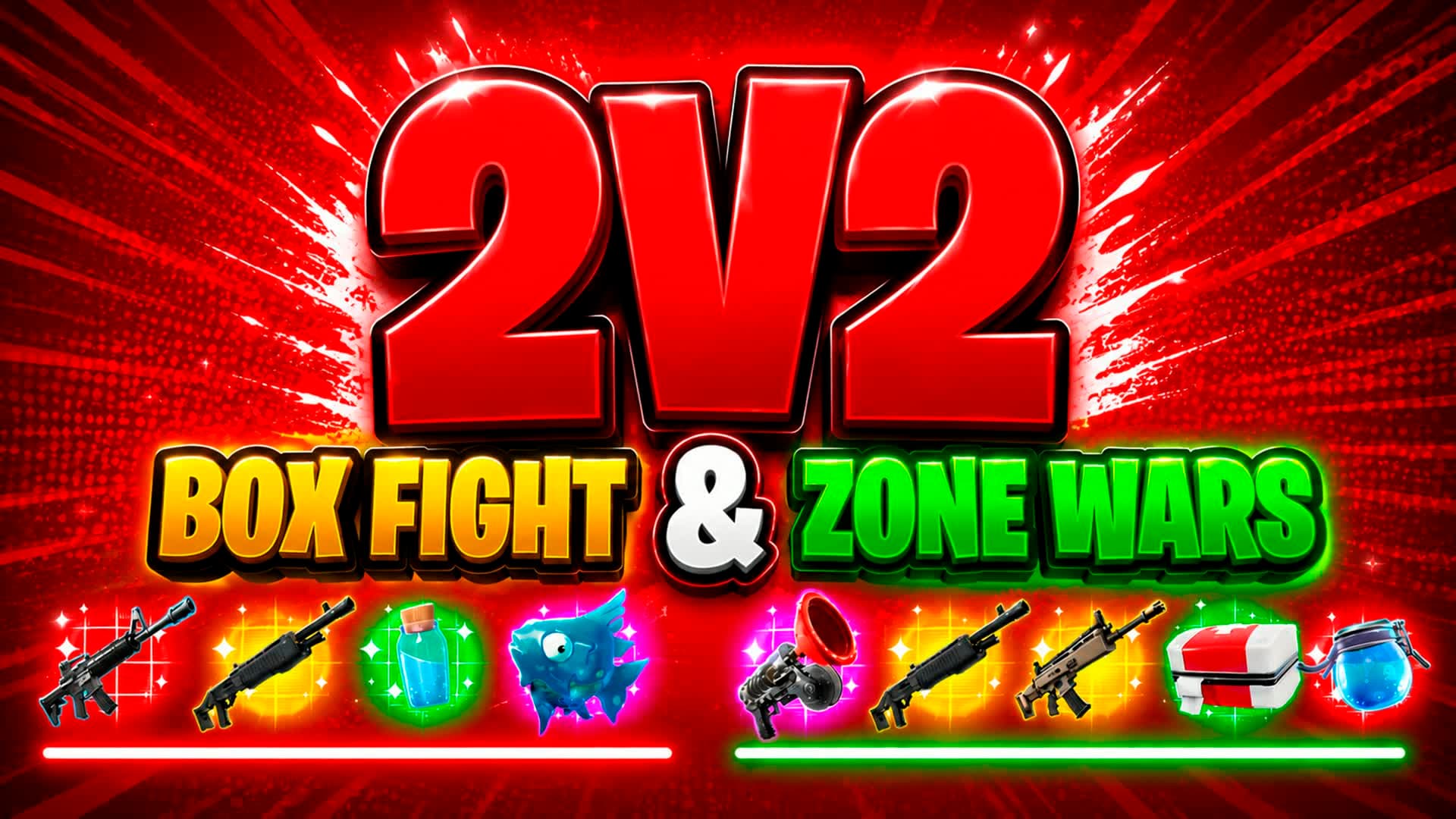 2V2 📦 BOX FIGHT & ZONE WARS 🌪️