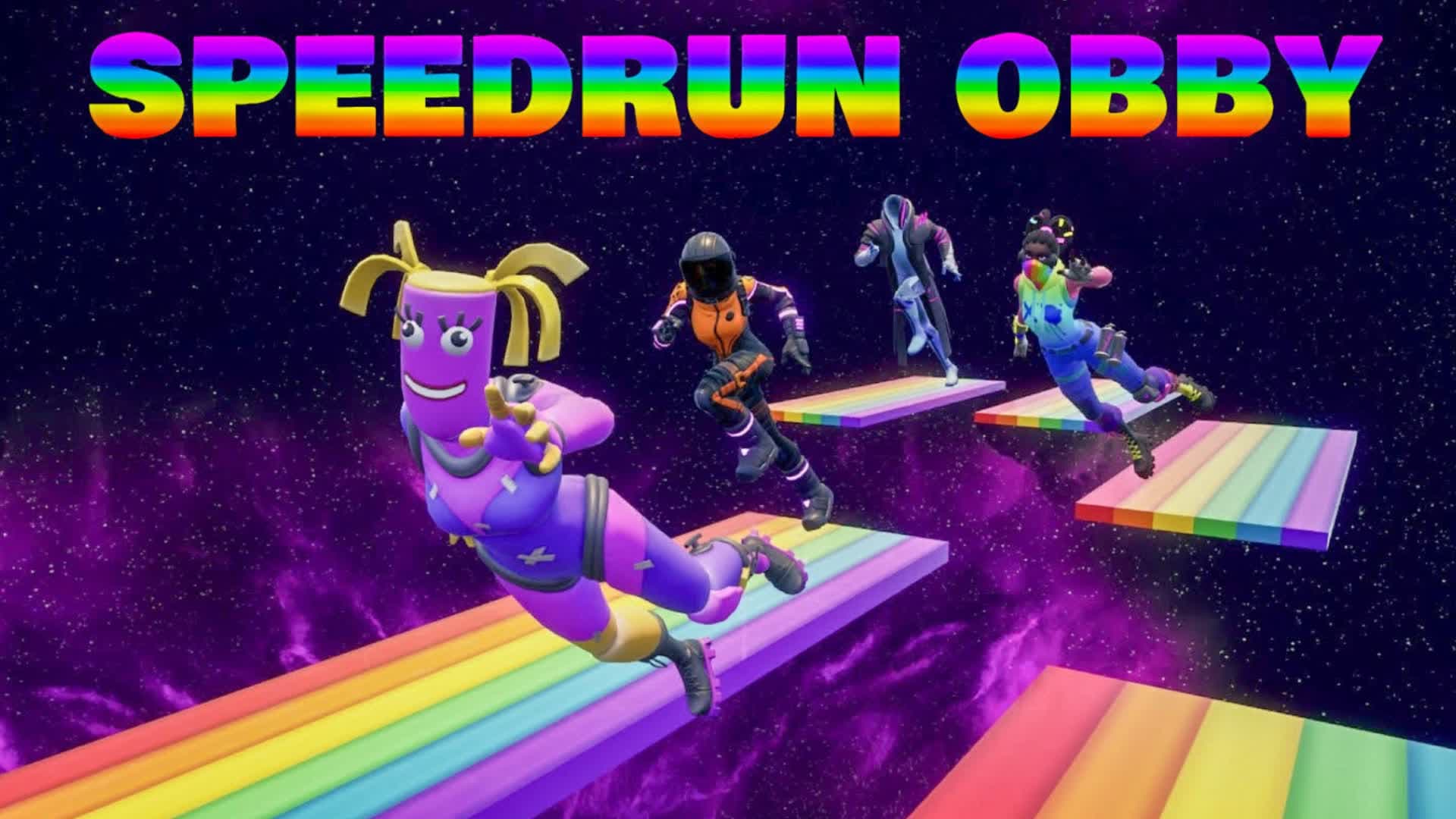 SPEED RUN🌈OBBY🌈