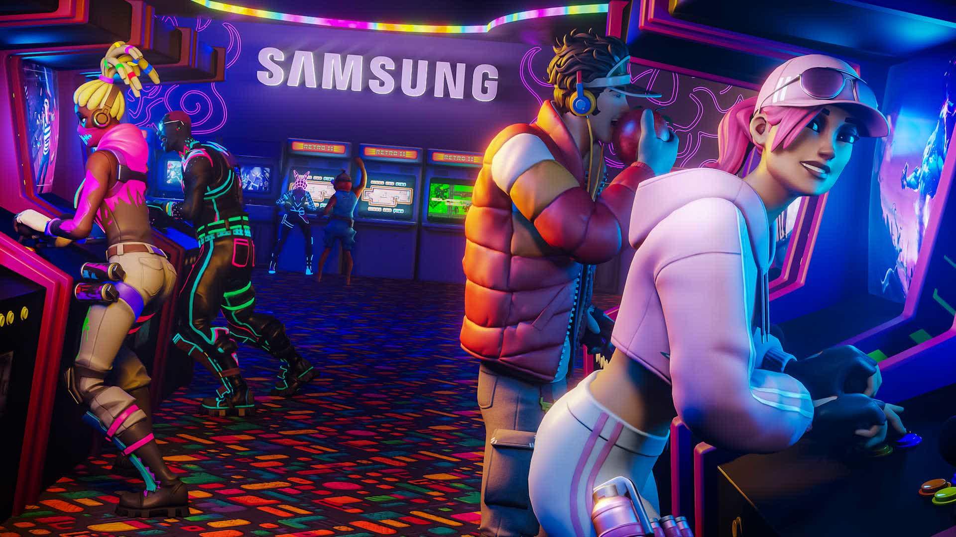 Samsung Ultra Arcade Lobby