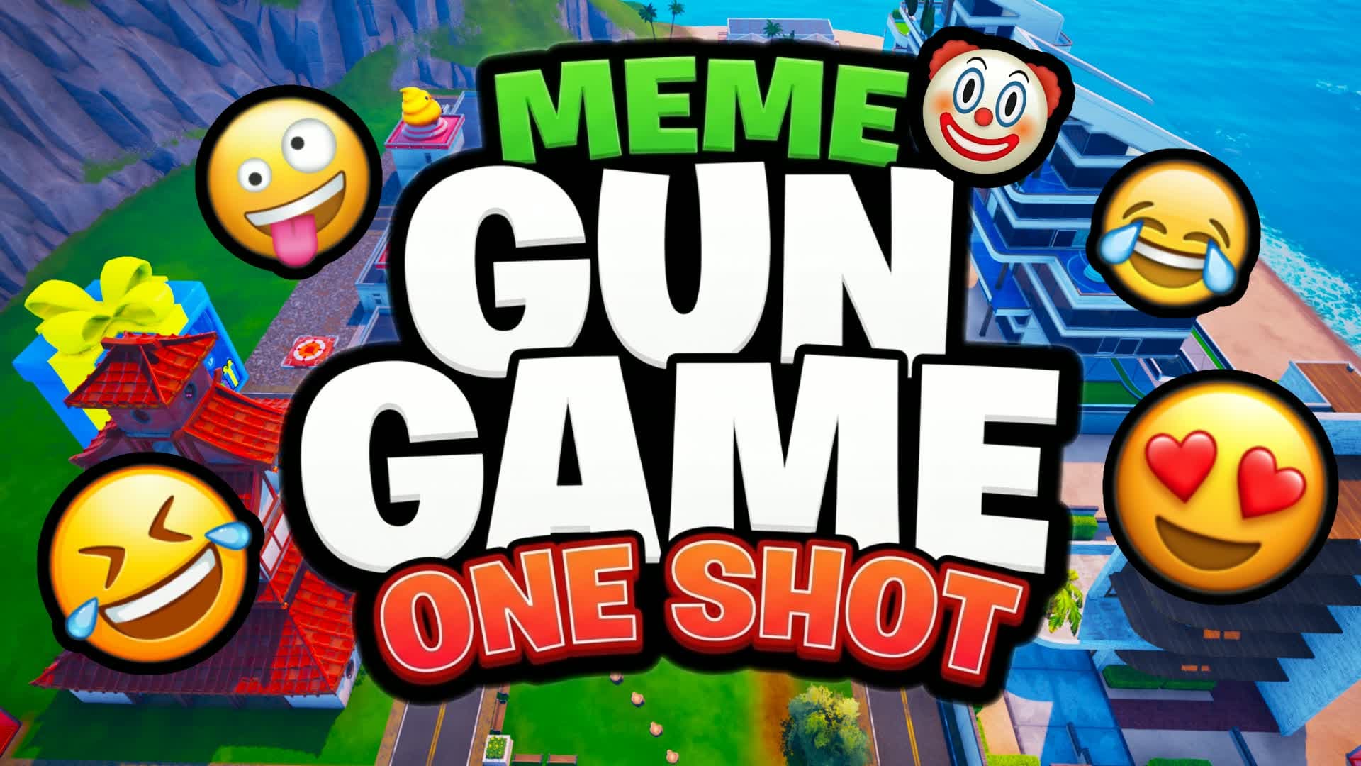 CRAZY MEME GUN GAME😂ALL GUNS⭐ONE SHOT