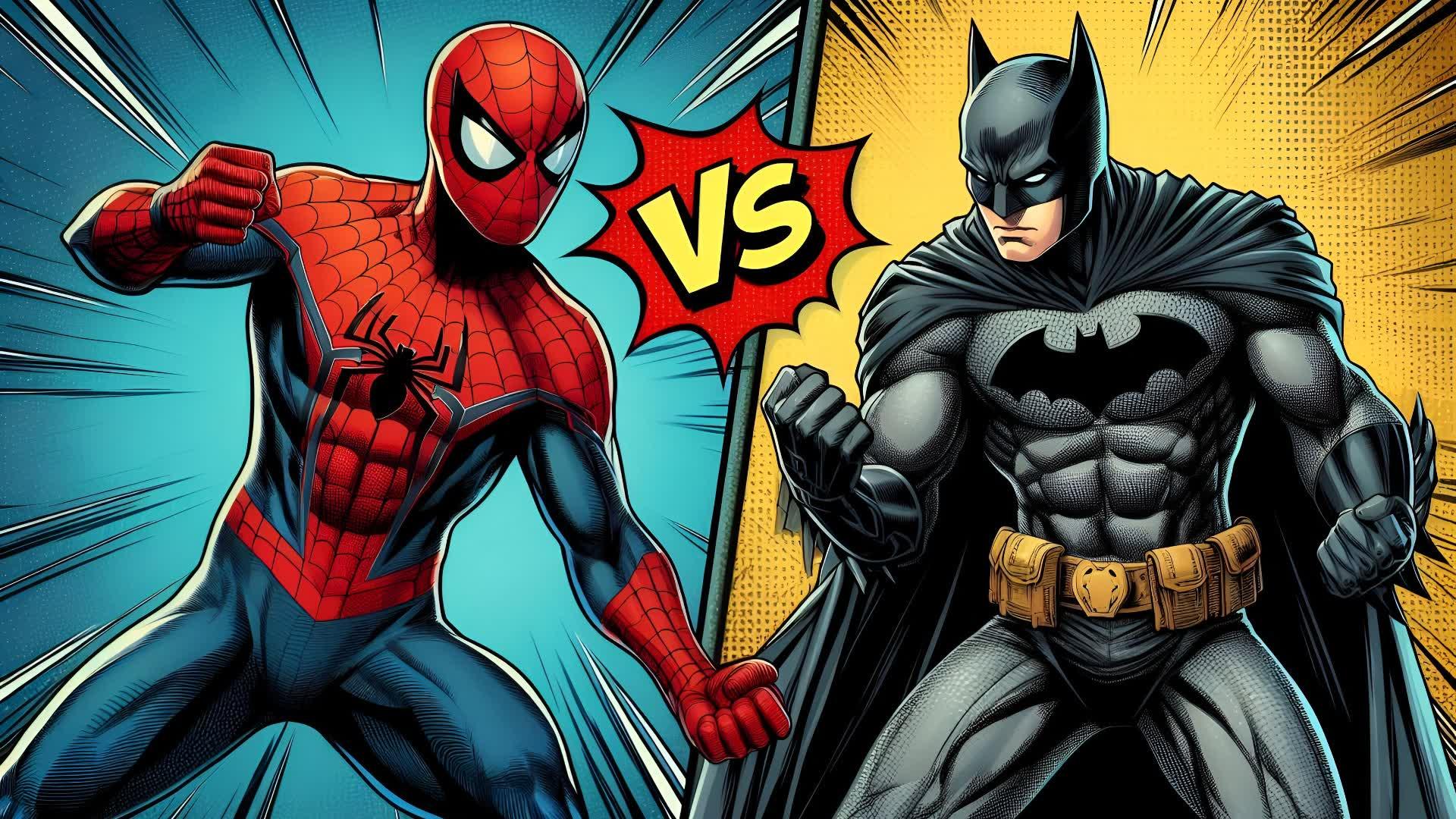 🕷Spiderman VS Batman🦇