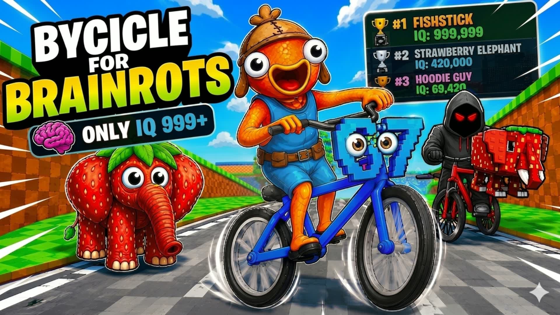 Bycicle Parkour For Brainrots