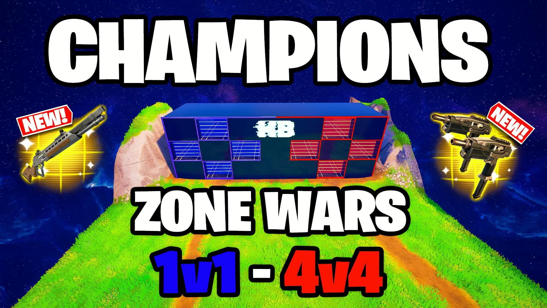 🏆 CHAMPIONS ZONE WARS (1v1 - 4v4)