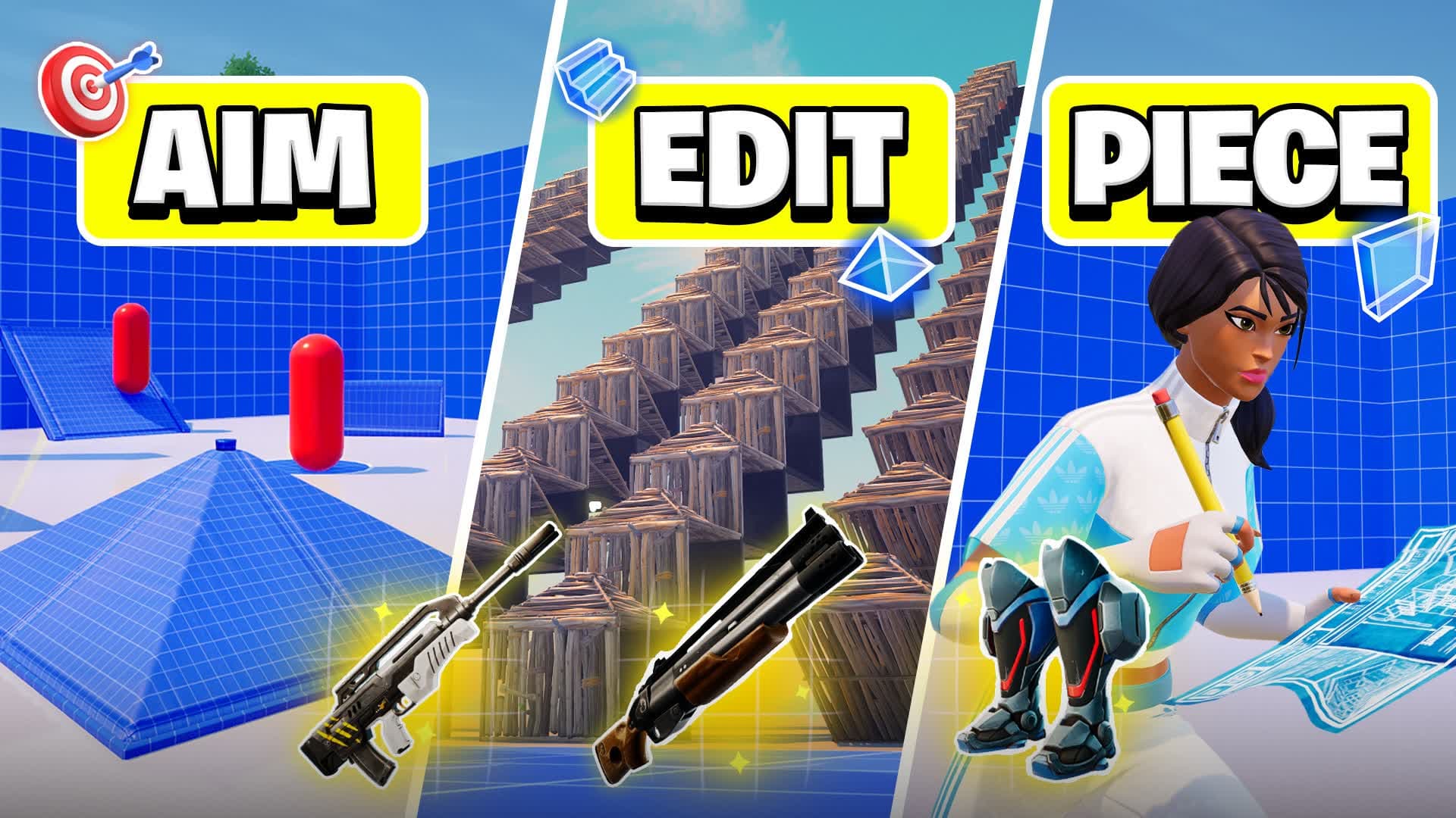 🎯Practice Warm-Up (Aim, Edit, Piece)