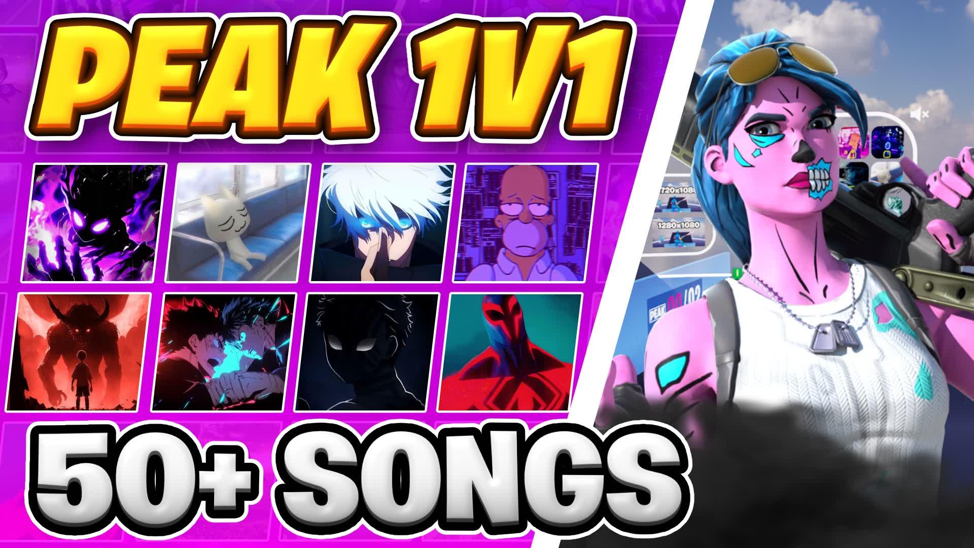 😈PEAK MUSIC 1V1🎵 [50+ SONGS]