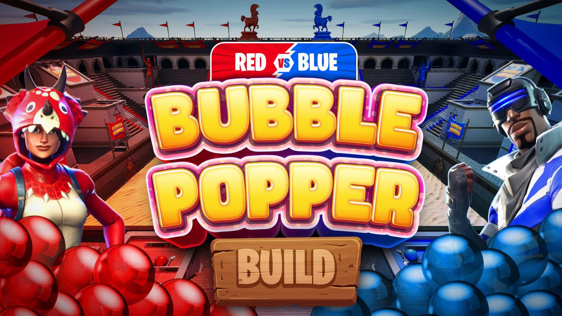 🔴 RED vs BLUE 🔵  BUBBLE POPPER - BUILD